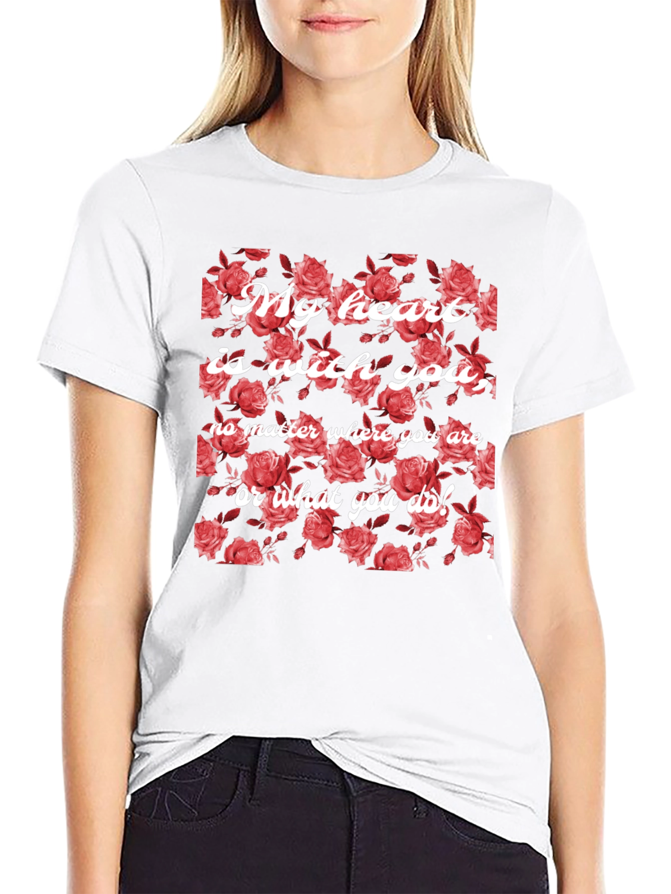 Floral Heart T-Shirt
