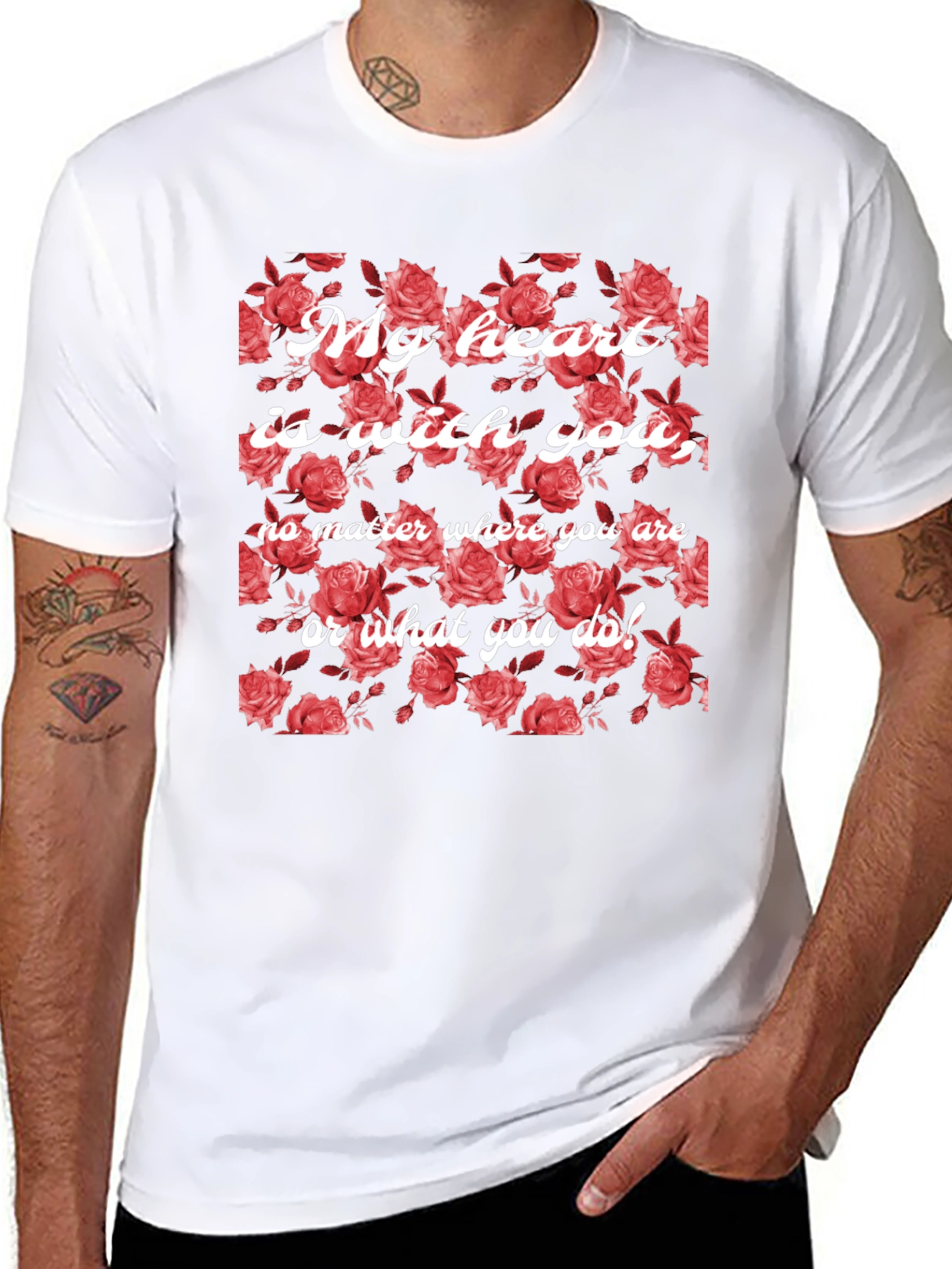 Floral Heart T-Shirt