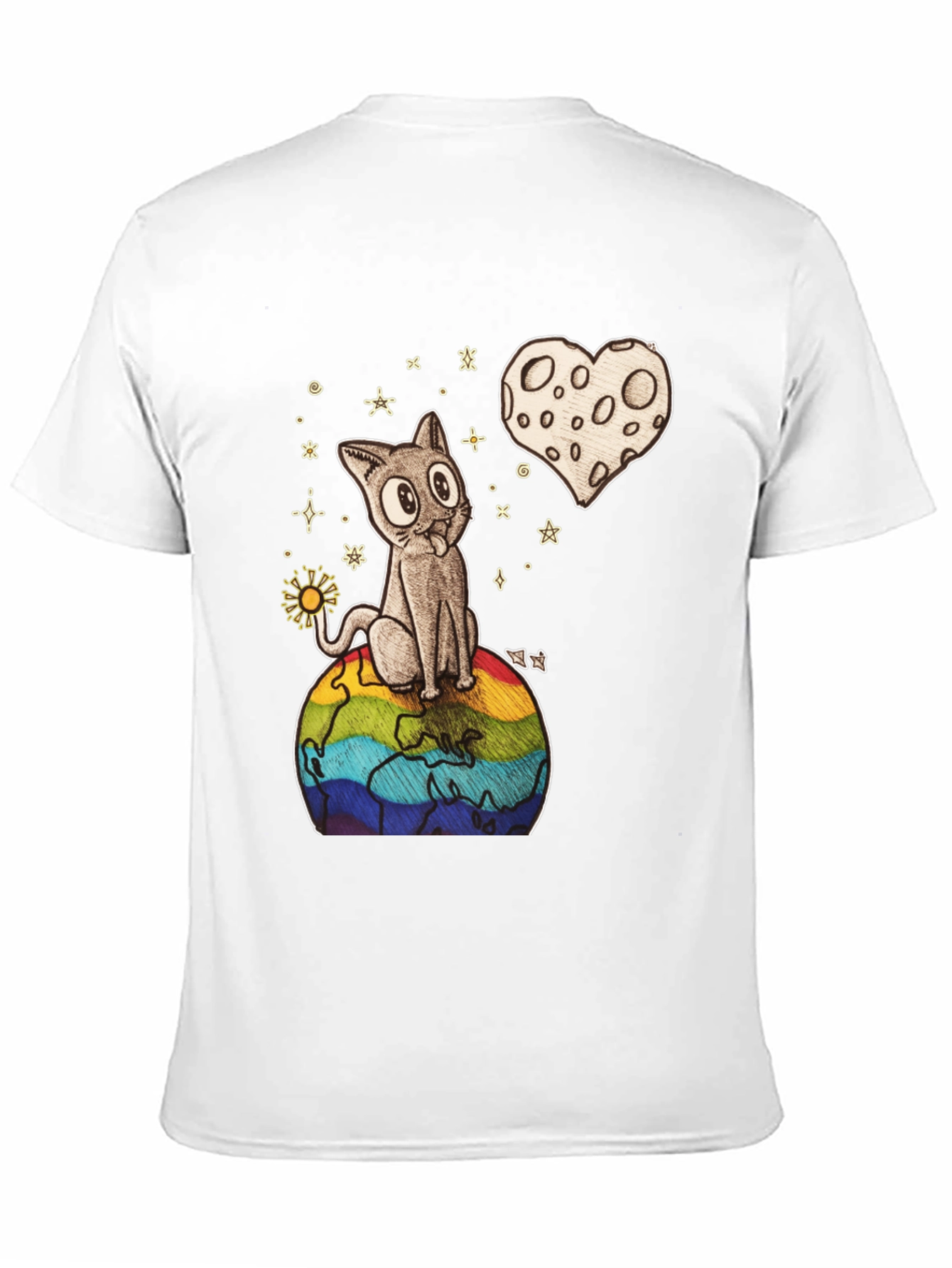 Cat on Earth Graphic Tee