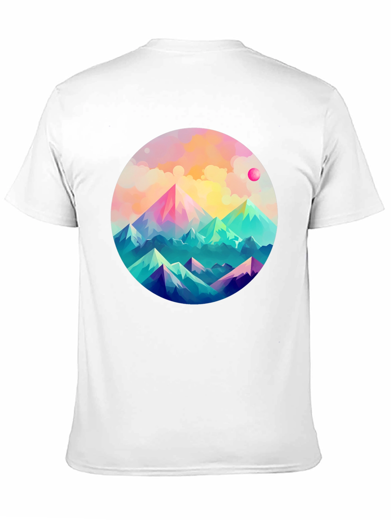 Mountainscape Graphic Tee - Artistic Comfort