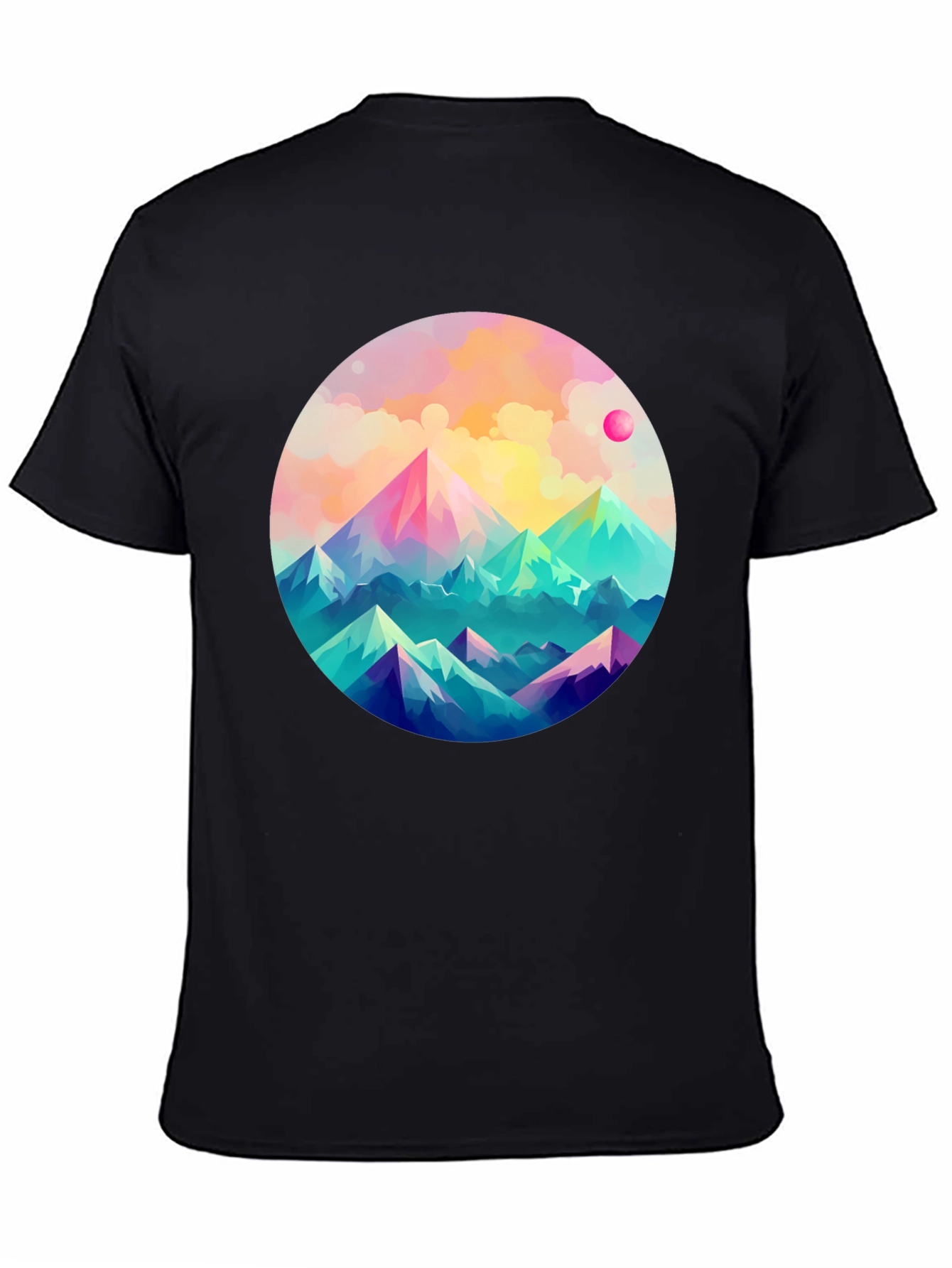 Mountainscape Graphic Tee - Artistic Comfort