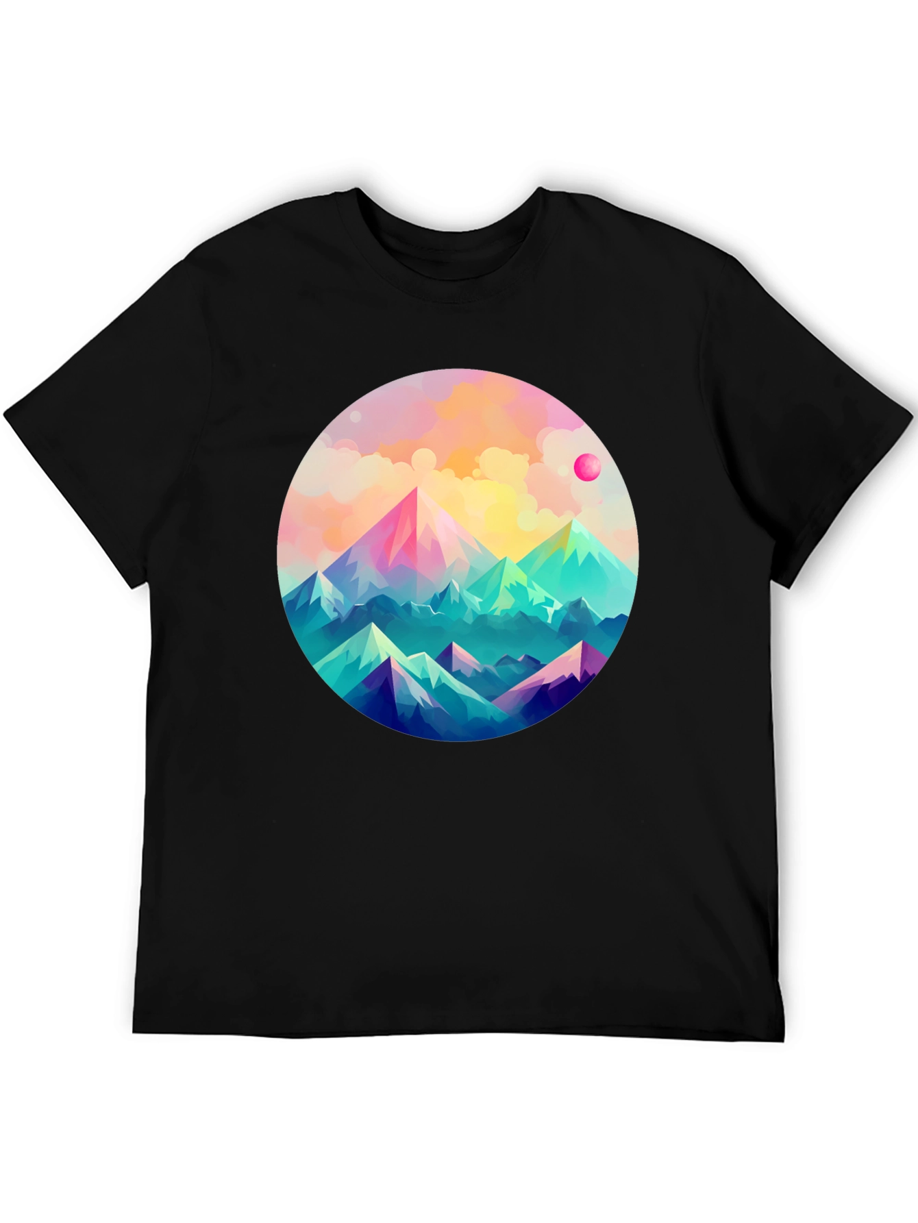 Mountainscape Graphic Tee - Artistic Comfort