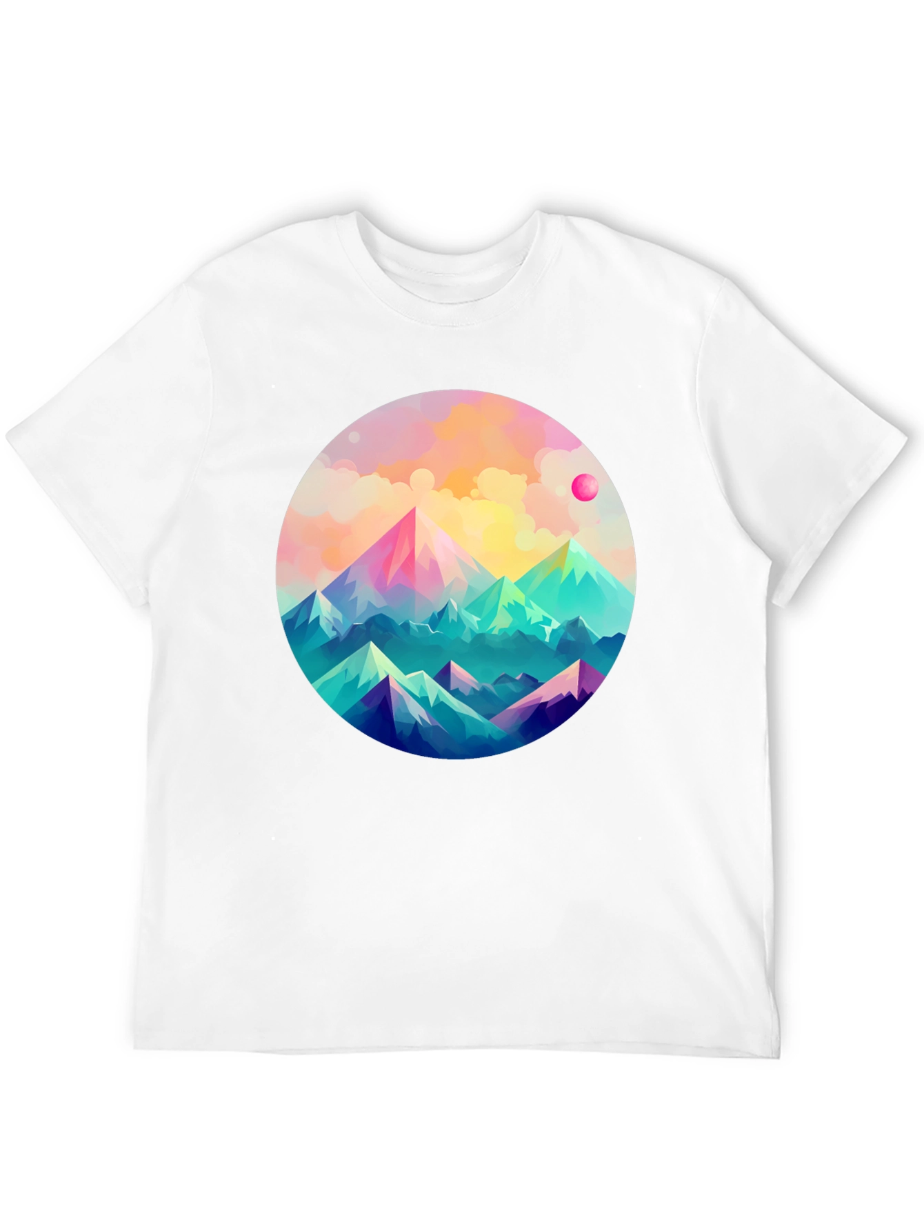 Mountainscape Graphic Tee - Artistic Comfort
