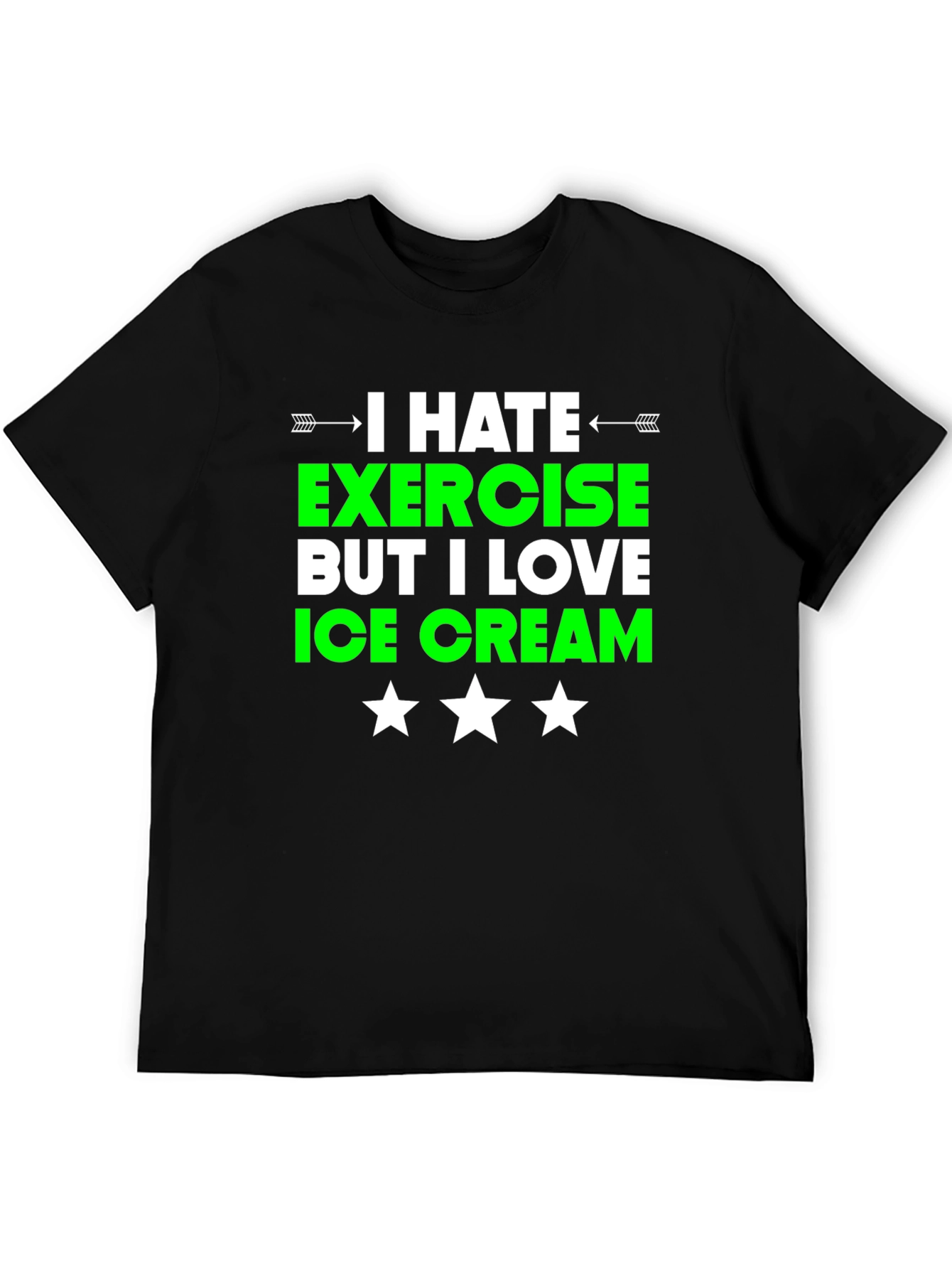 Funny Exercise Ice Cream T-Shirt