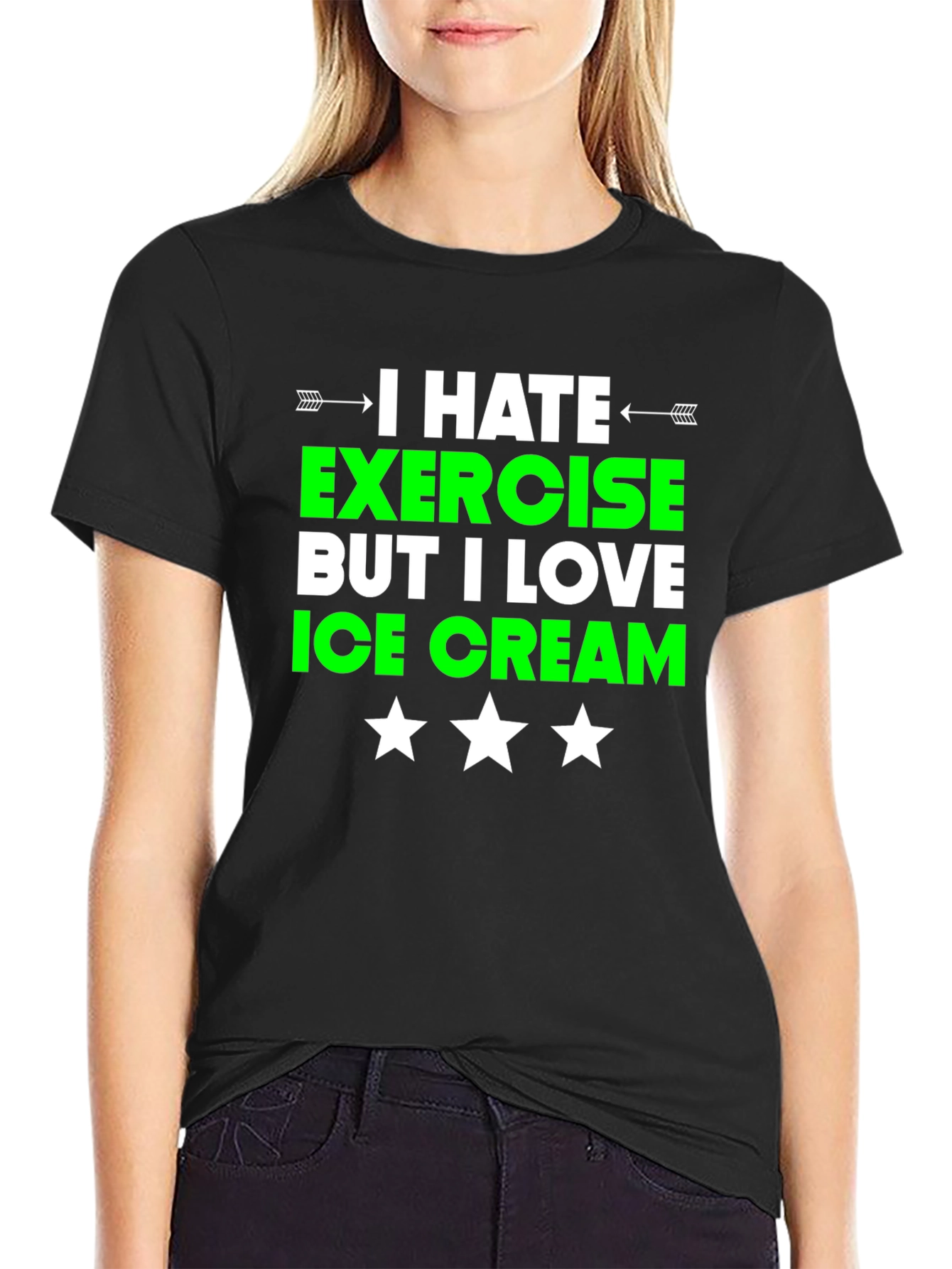 Funny Exercise Ice Cream T-Shirt