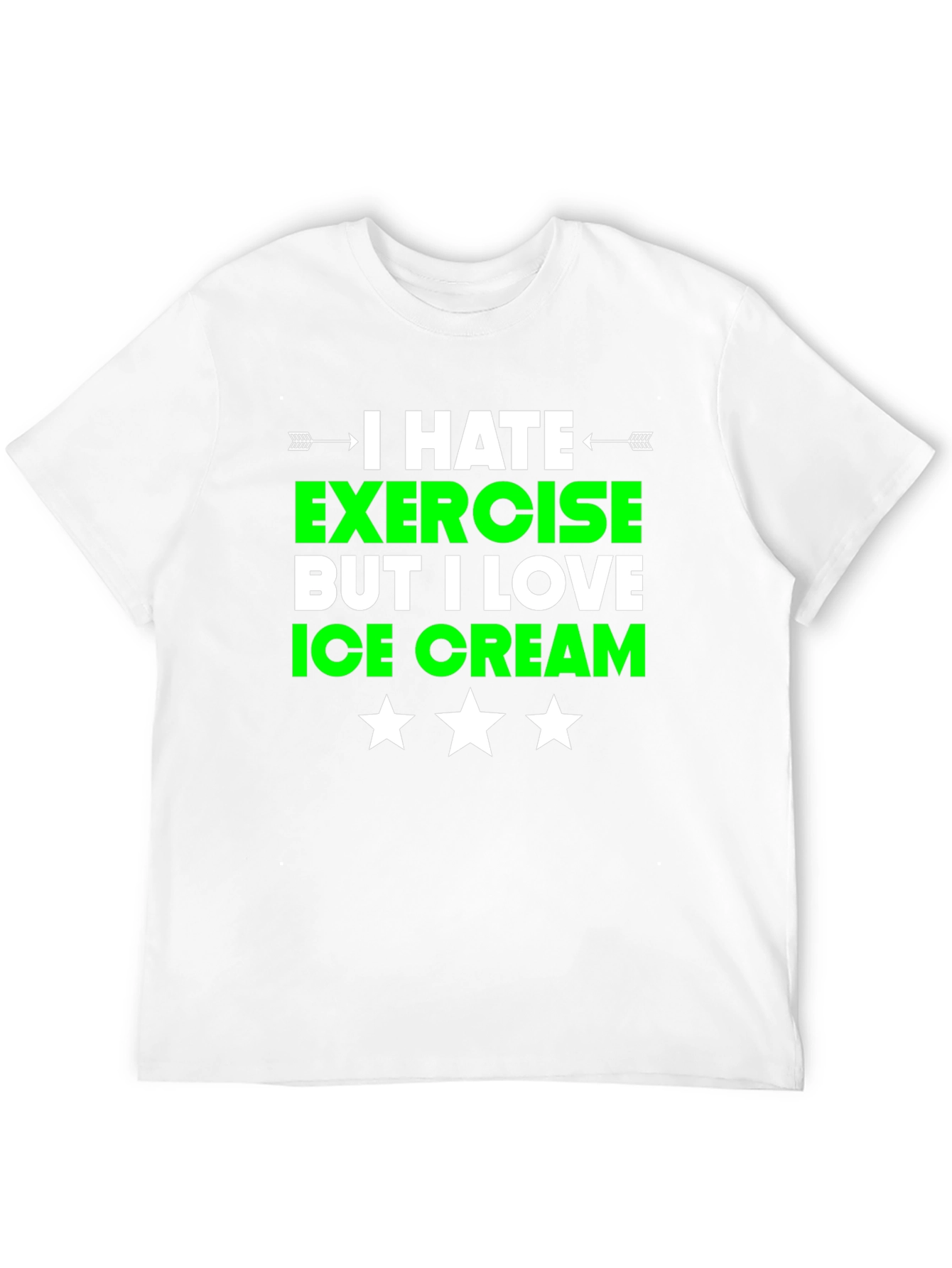 Funny Exercise Ice Cream T-Shirt