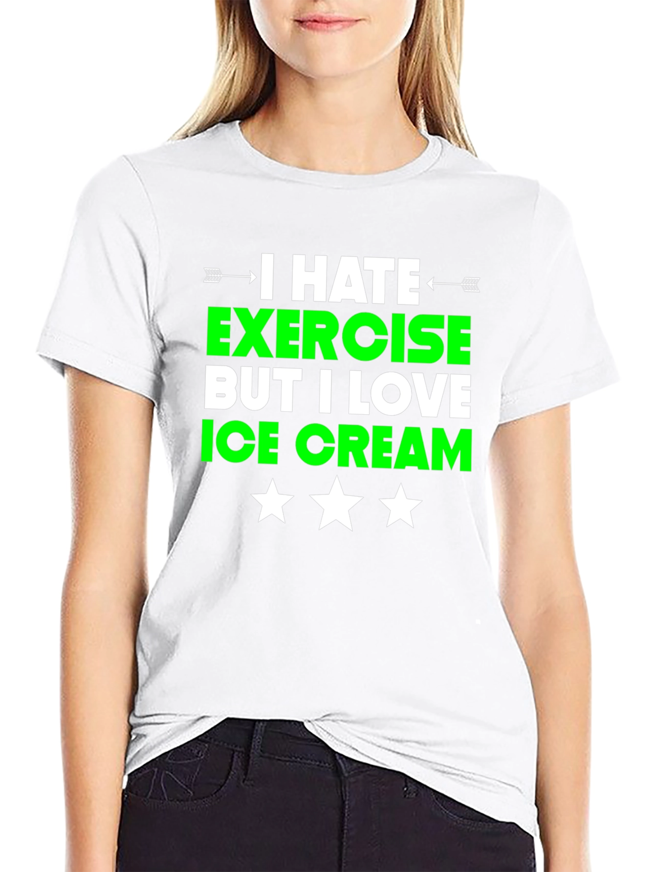 Funny Exercise Ice Cream T-Shirt