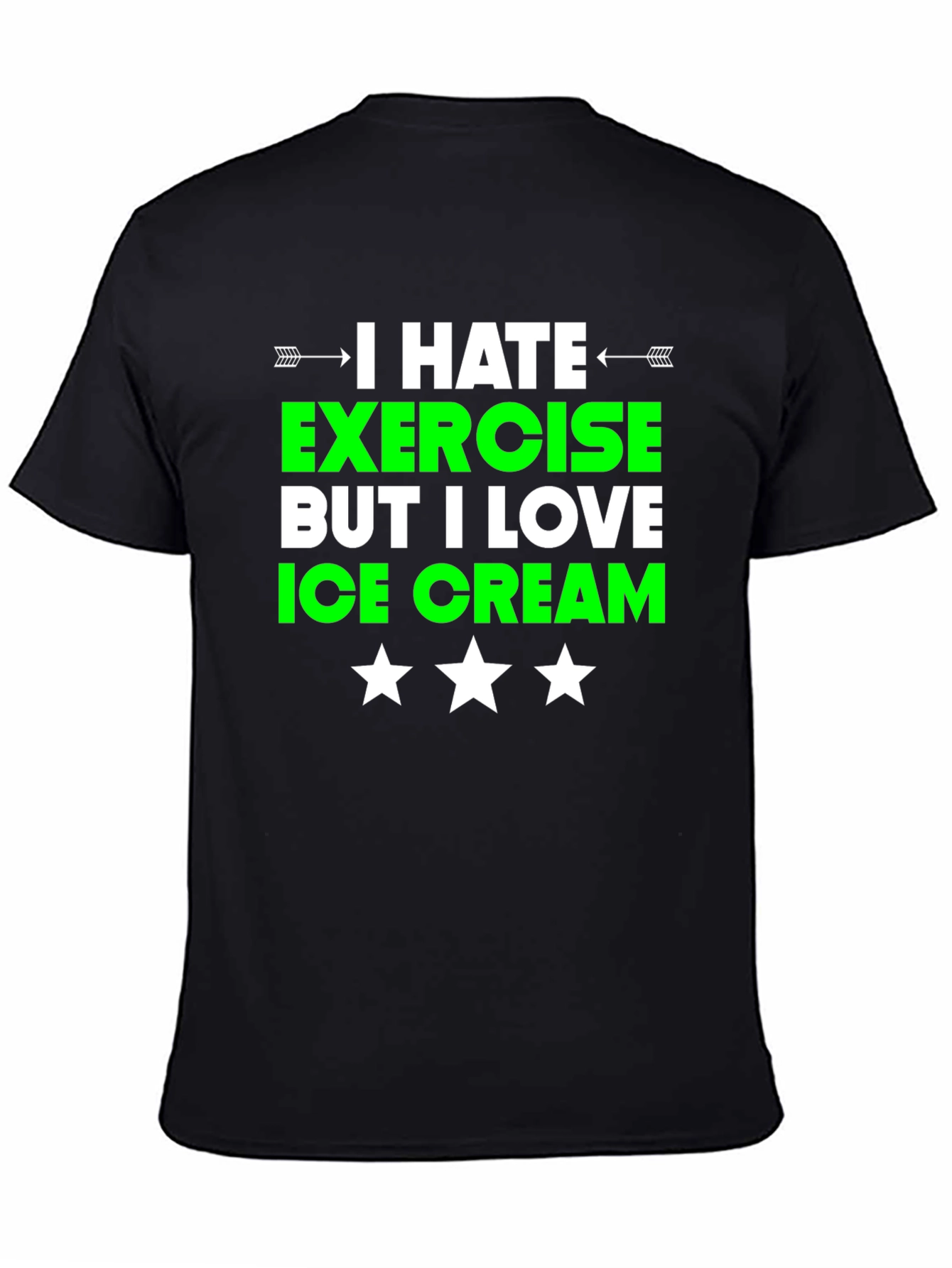Funny Exercise Ice Cream T-Shirt