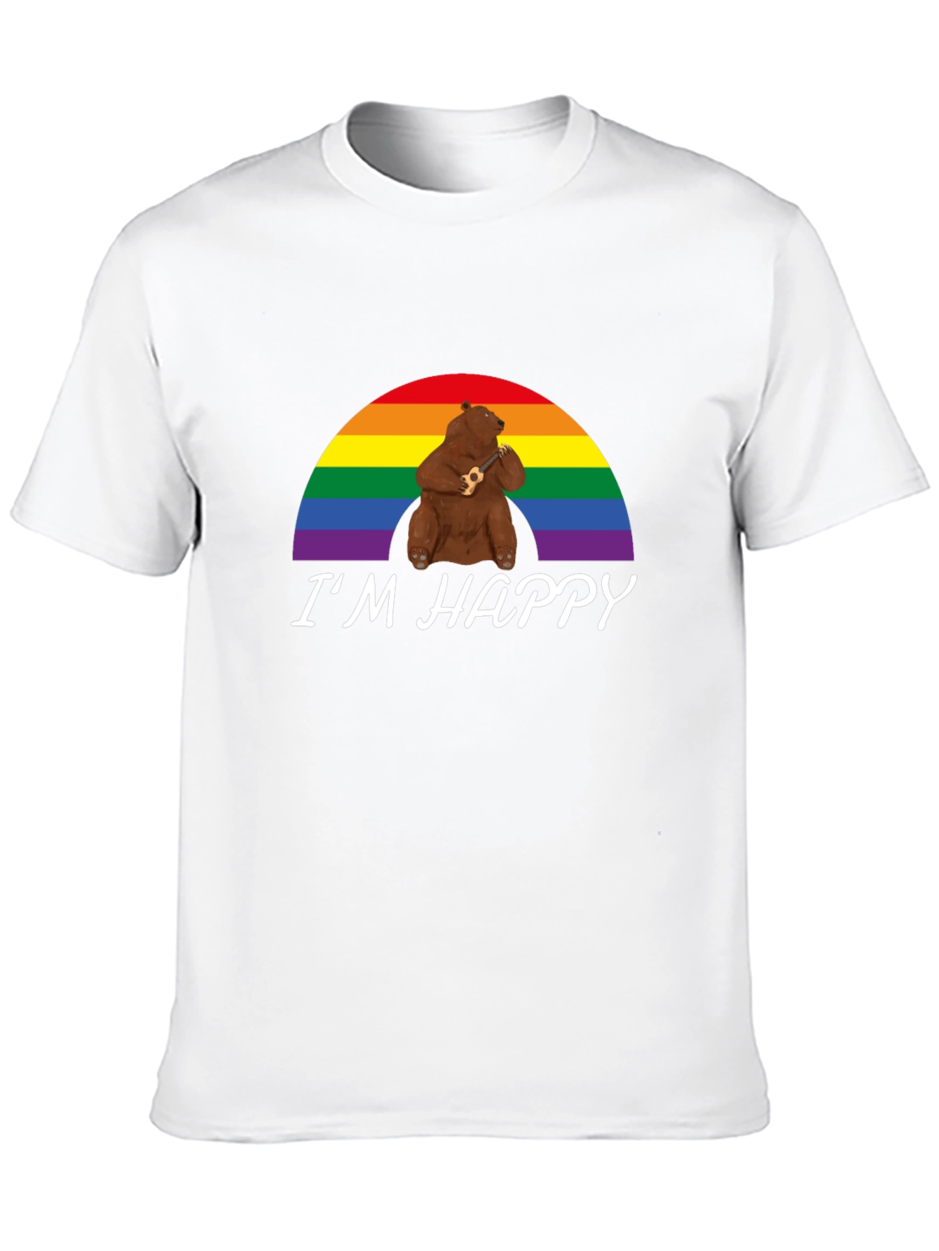 Im Happy Bear Rainbow Pride T-Shirt