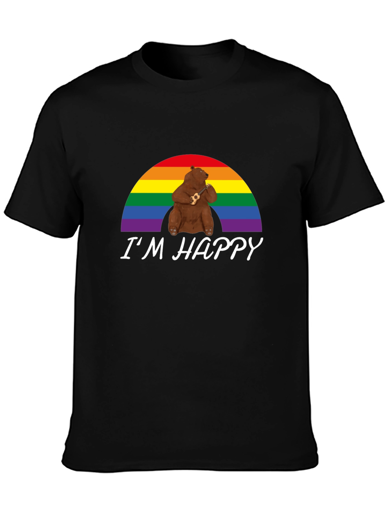Im Happy Bear Rainbow Pride T-Shirt