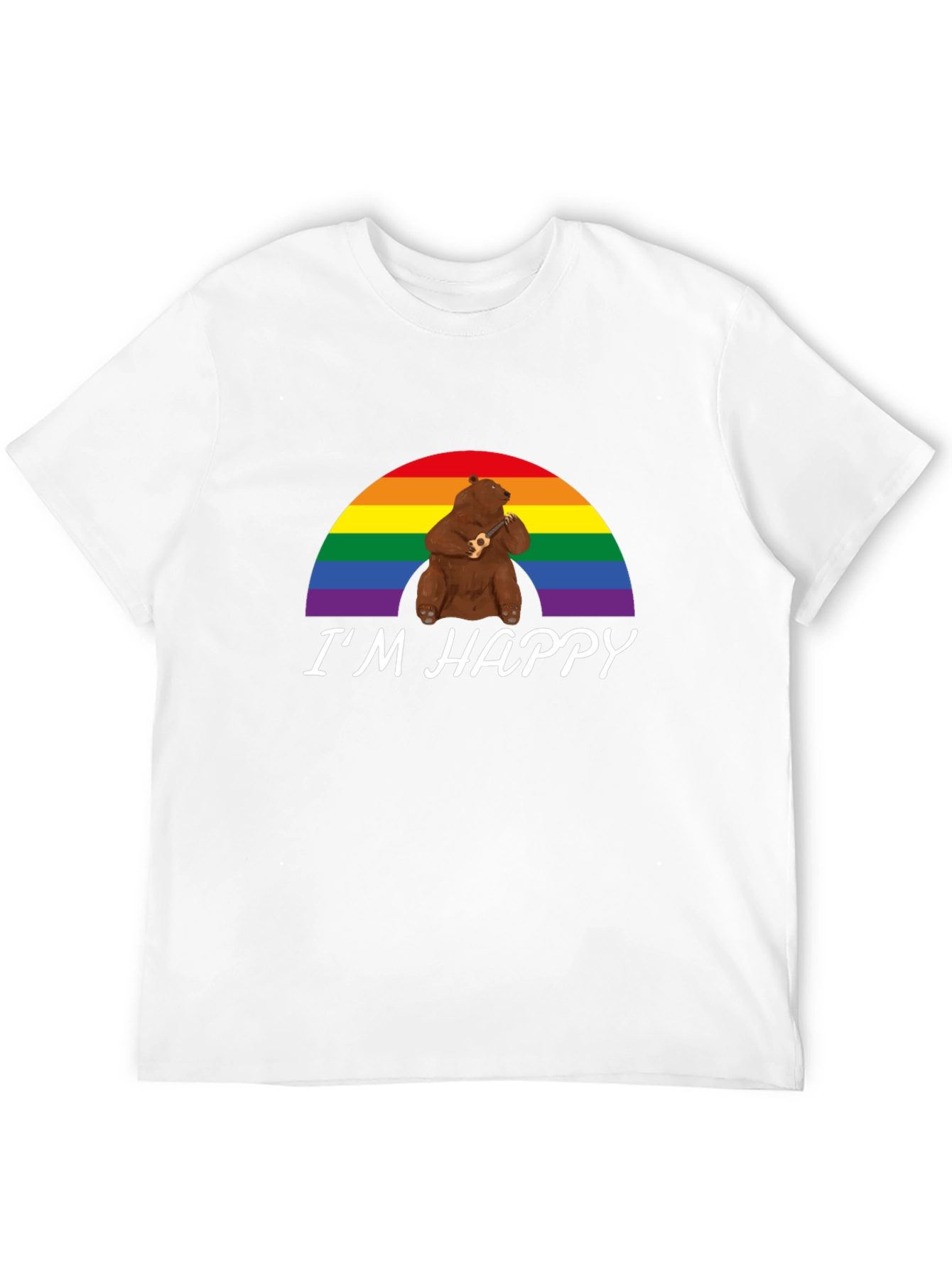 Im Happy Bear Rainbow Pride T-Shirt