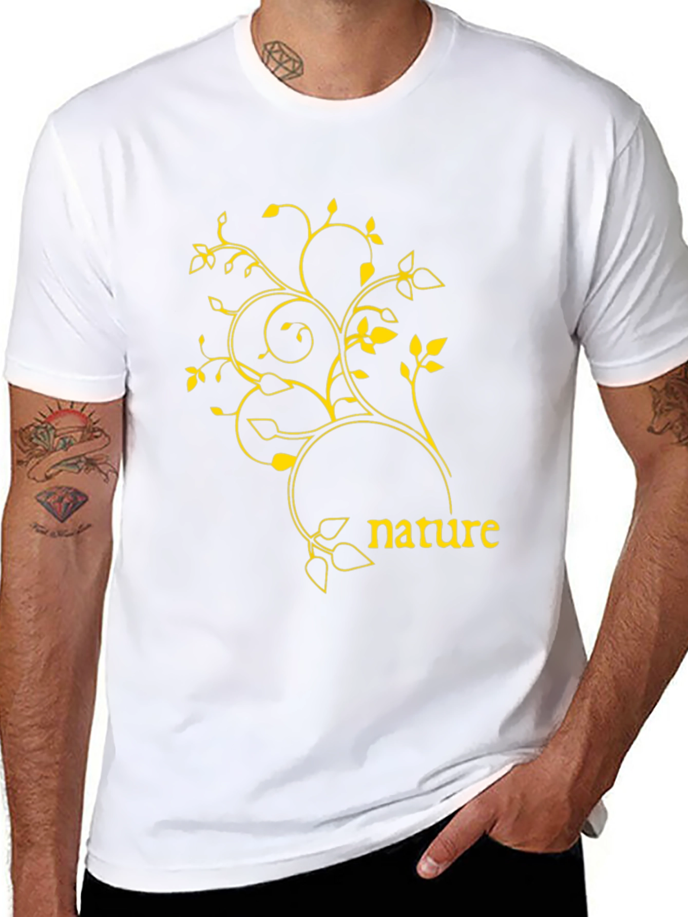 Nature Graphic T-Shirt -  Stylish Eco-Friendly Design