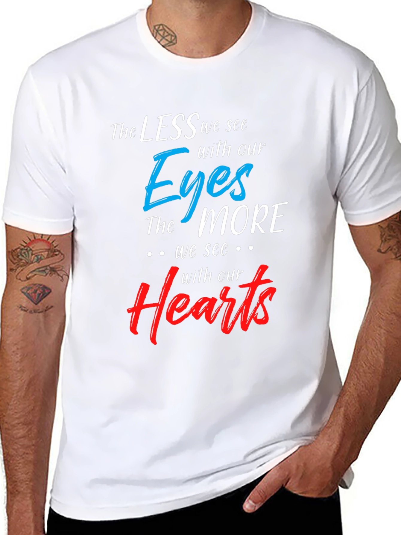 Inspirational T-Shirt: See With Your Heart