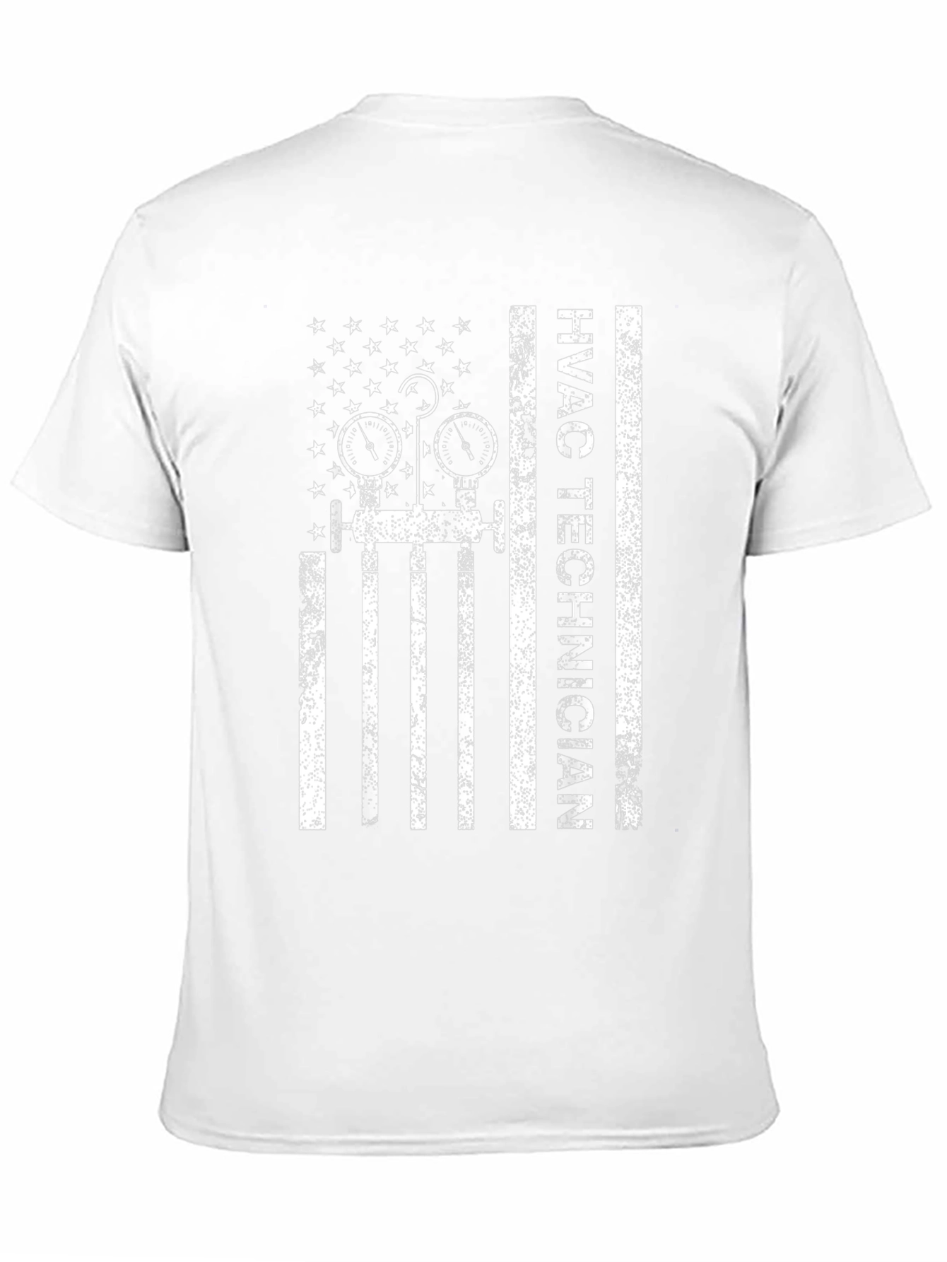 HVAC Technician American Flag T-Shirt