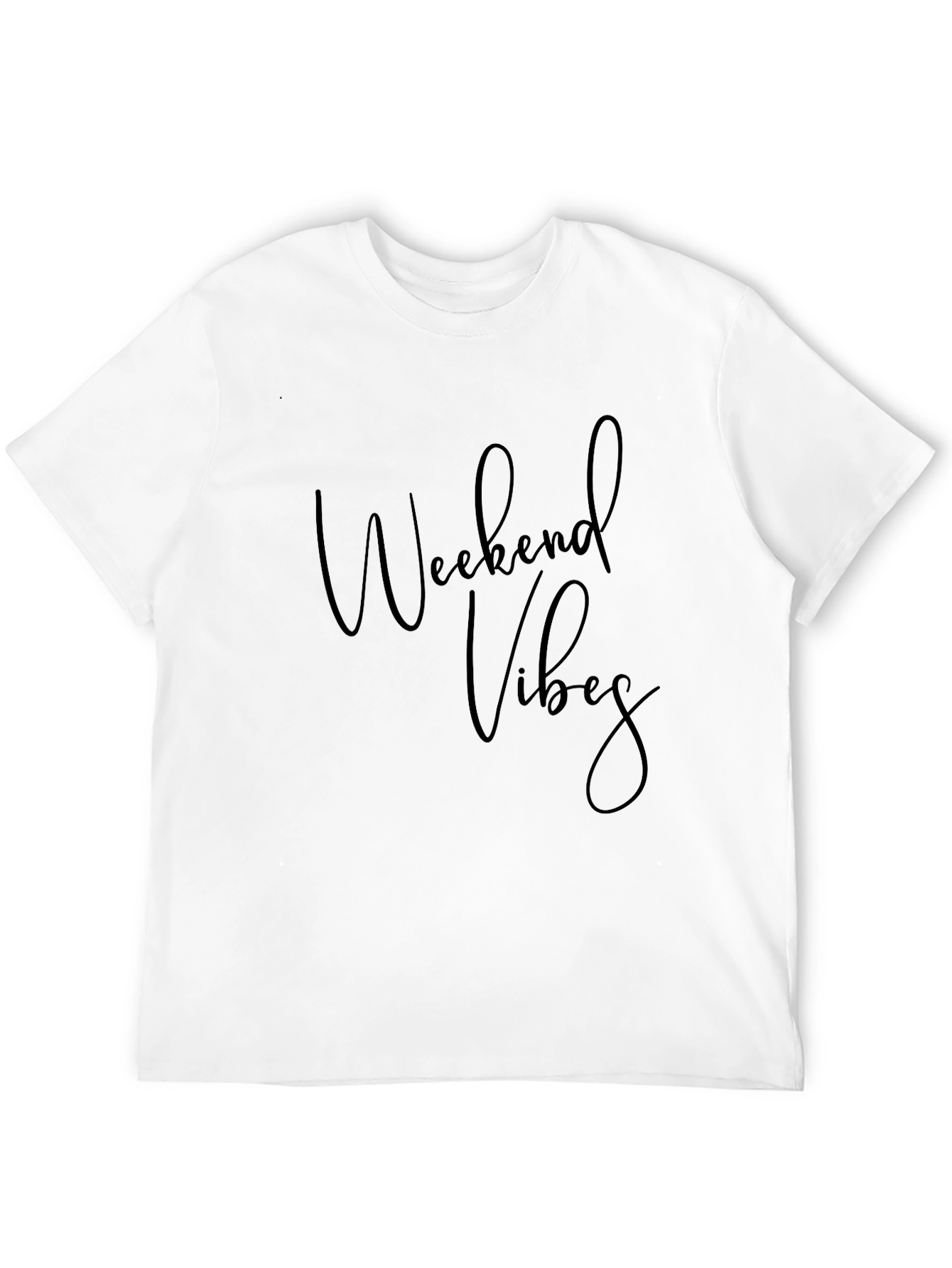 Weekend Vibes Black T-Shirt