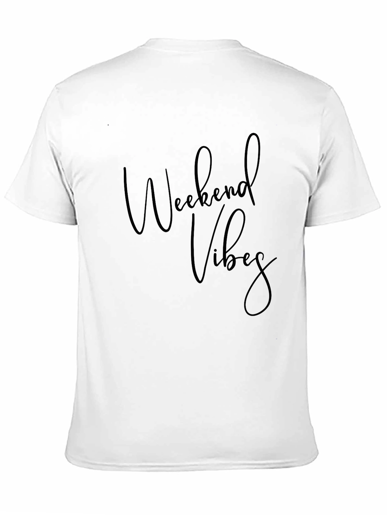 Weekend Vibes Black T-Shirt