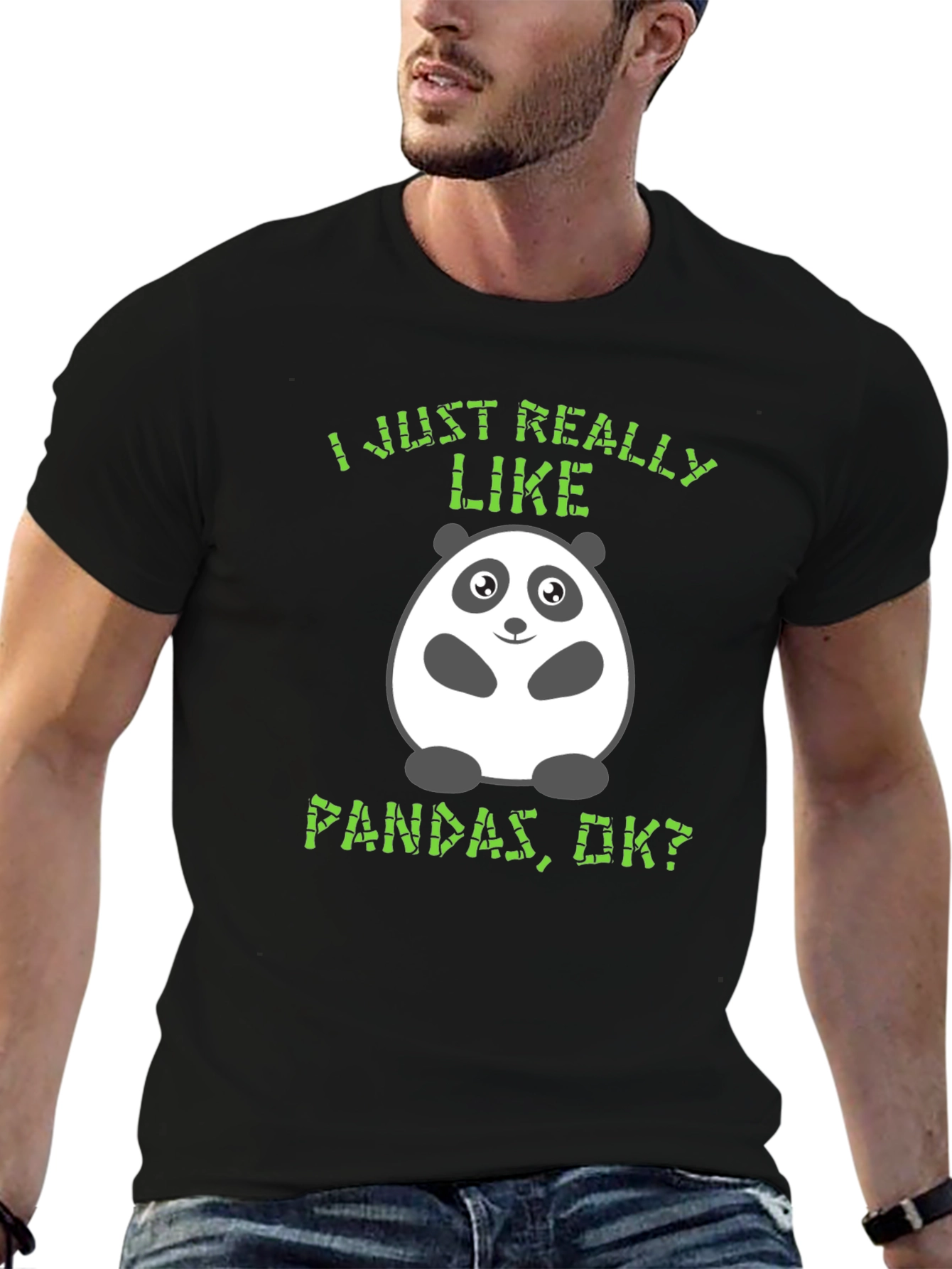 Funny Panda T-Shirt - I Just Really Like Pandas