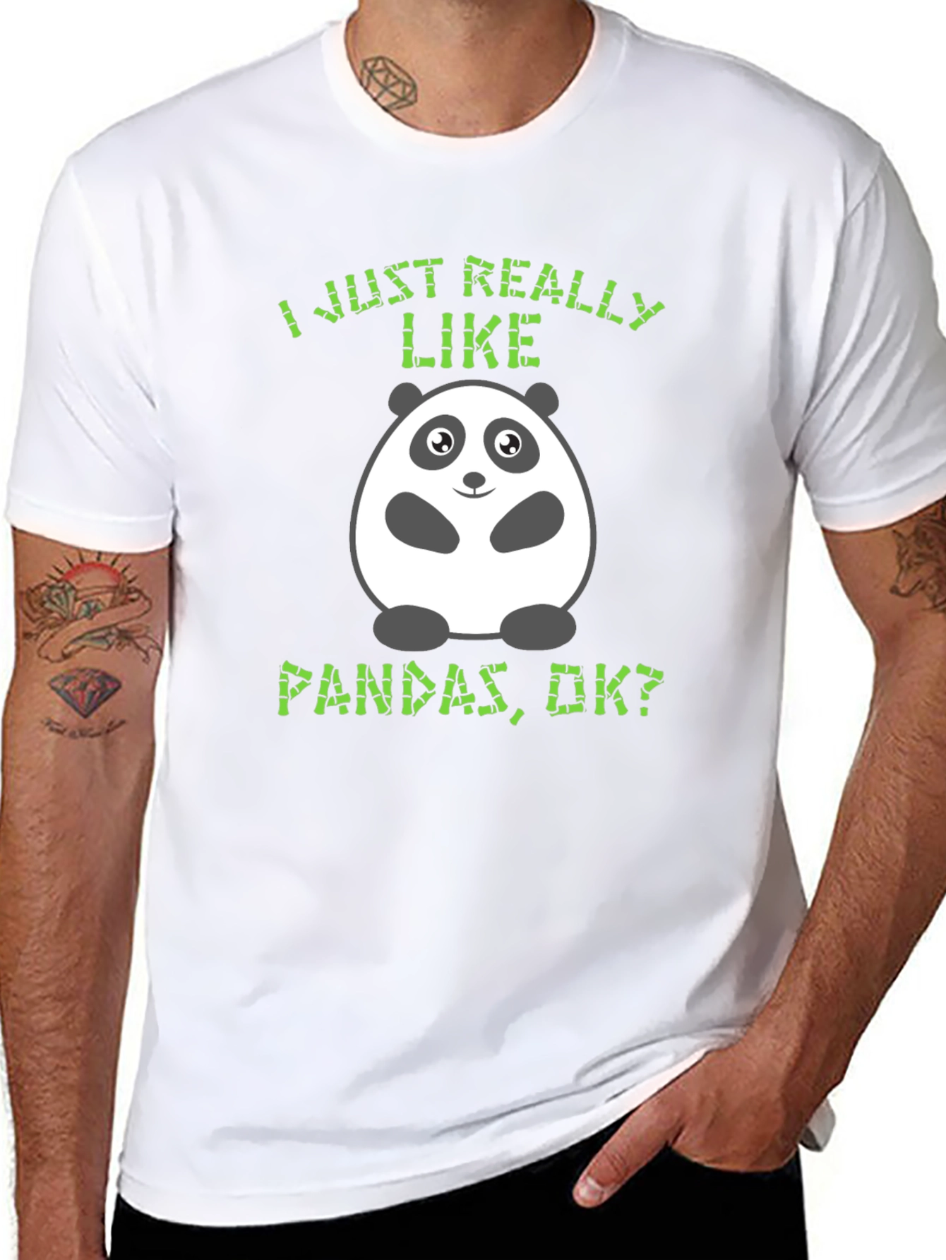Funny Panda T-Shirt - I Just Really Like Pandas