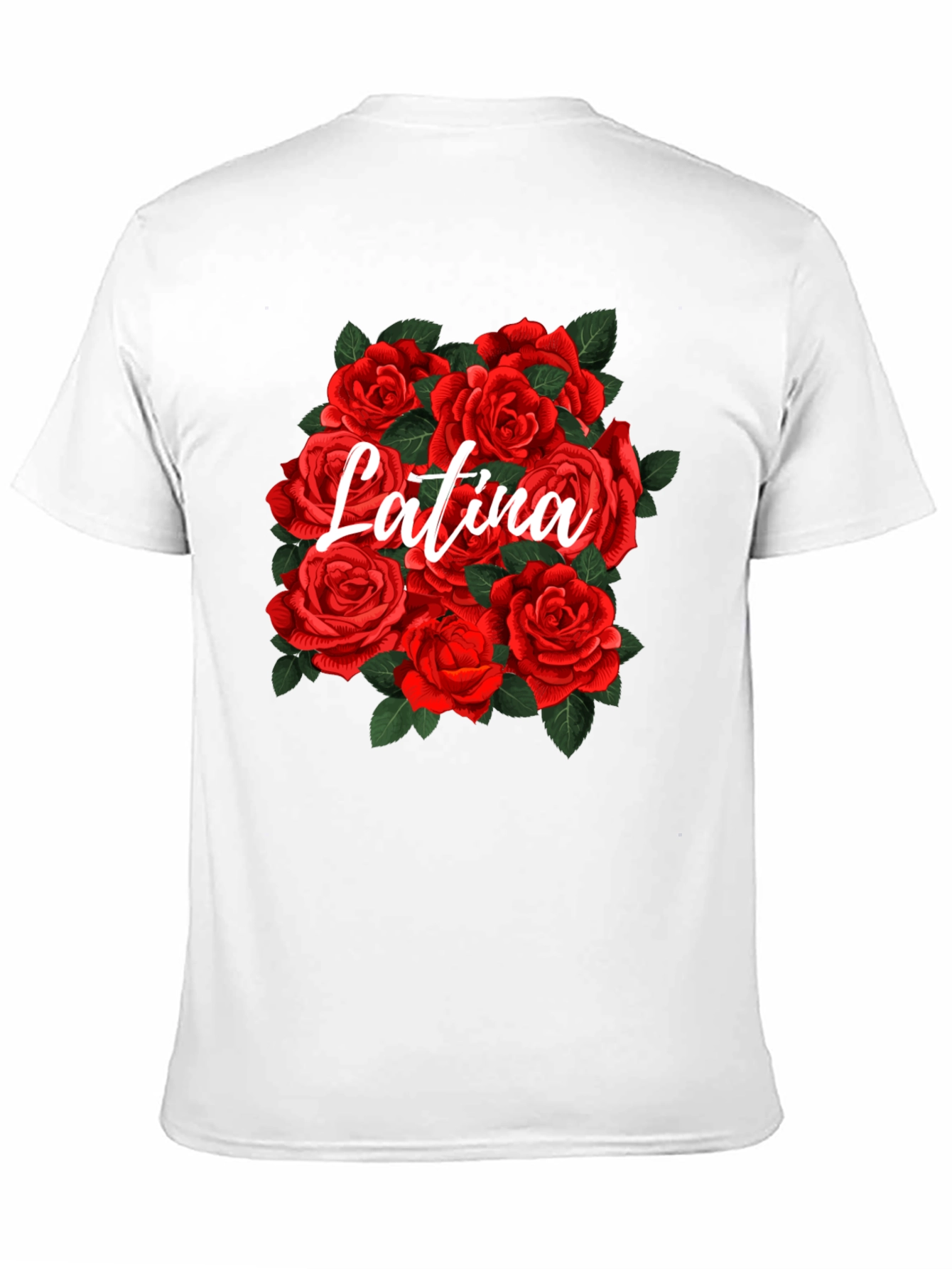 Latina Roses Graphic T-Shirt - Floral Pride Tee