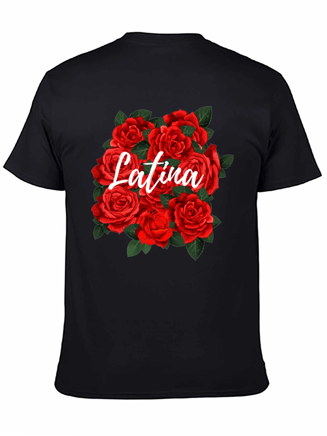 Latina Roses Graphic T-Shirt - Floral Pride Tee