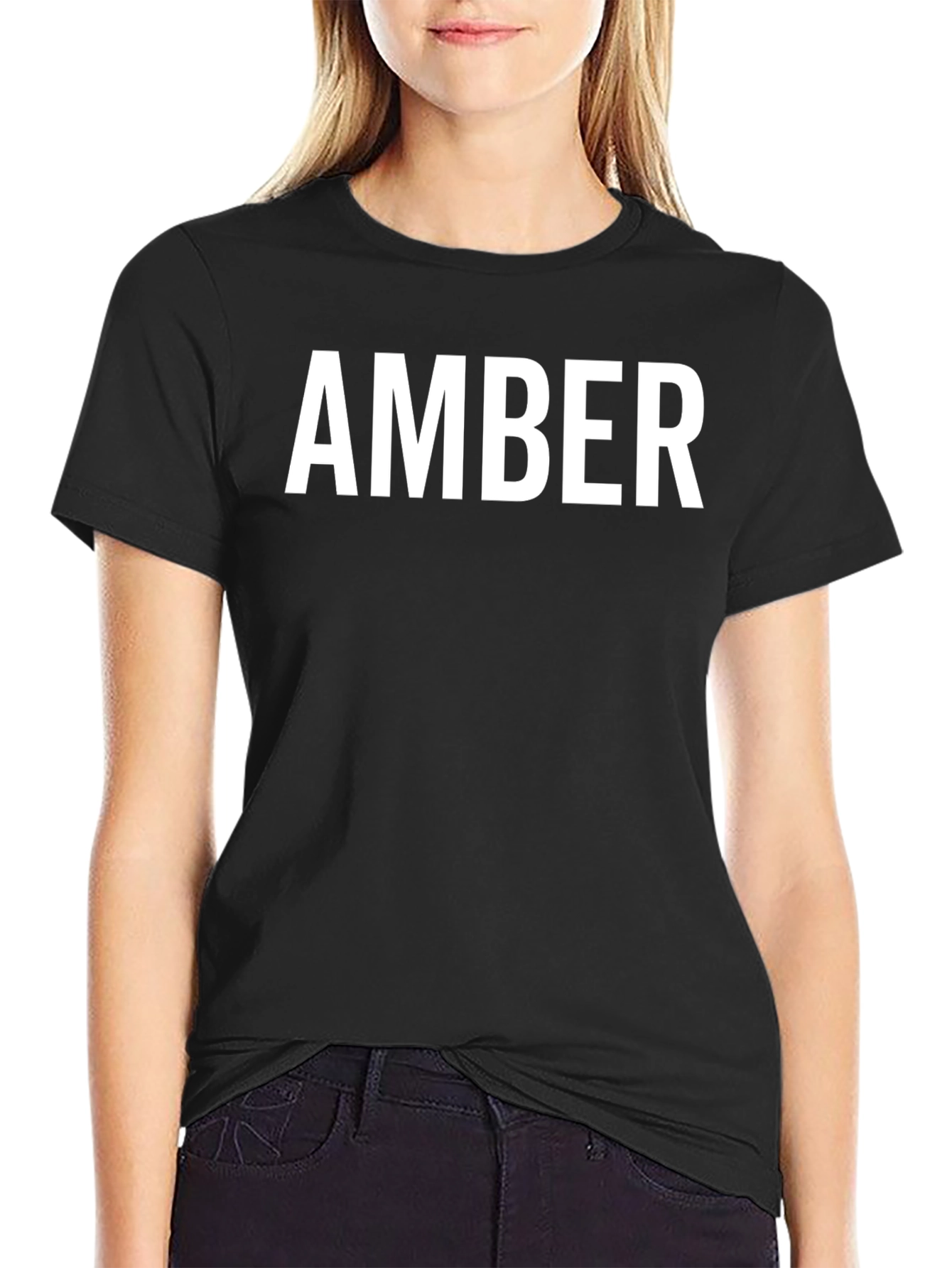 Personalized AMBER Graphic T-Shirt
