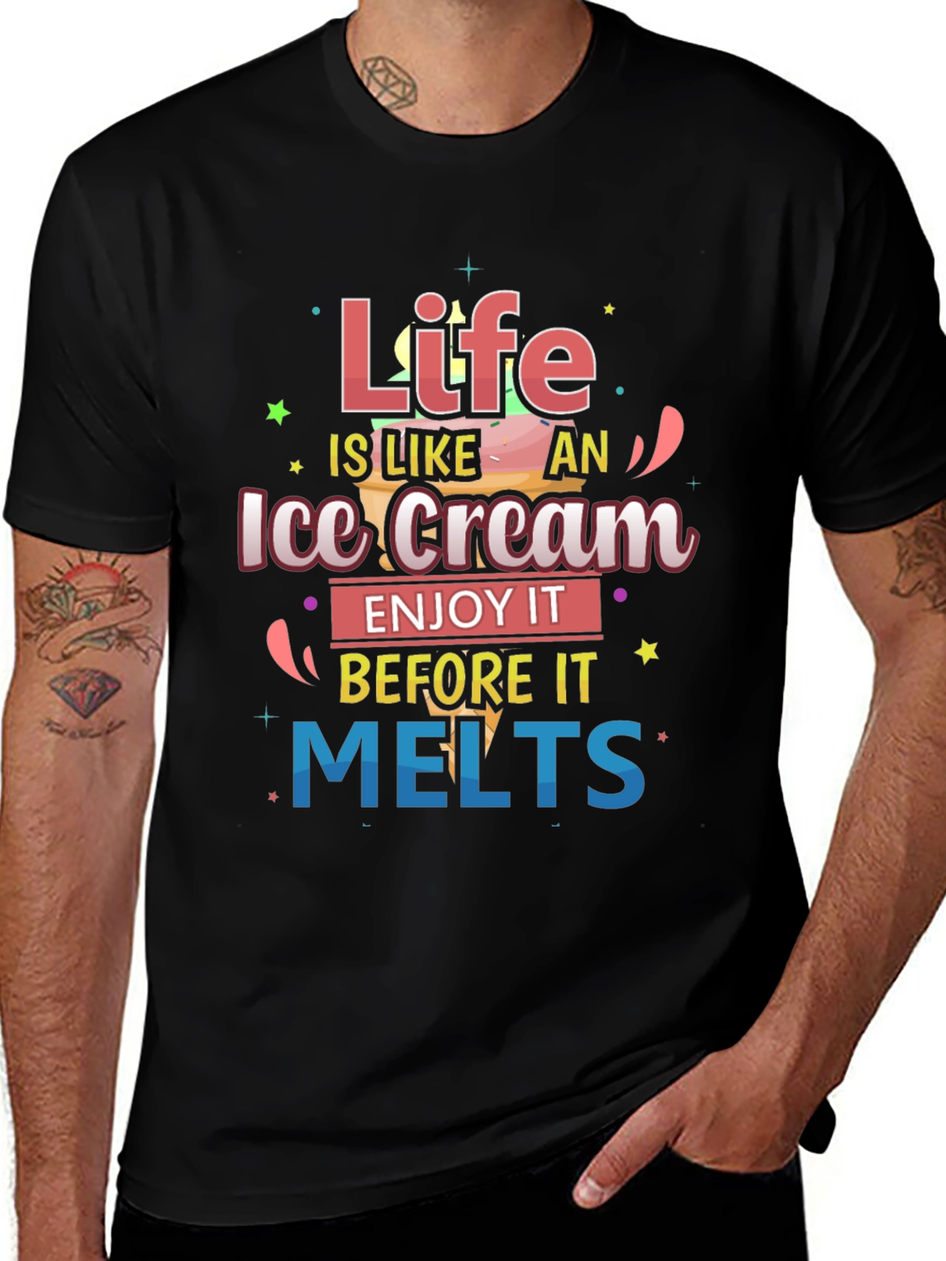 Life is Like Ice Cream T-Shirt