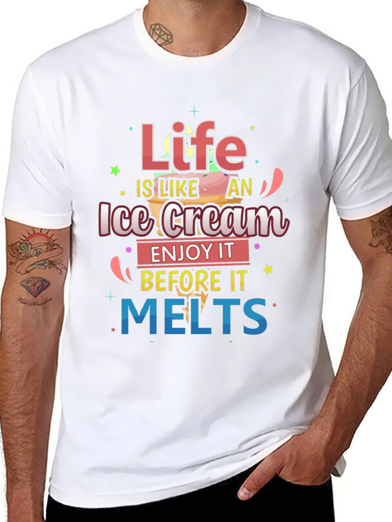 Life is Like Ice Cream T-Shirt