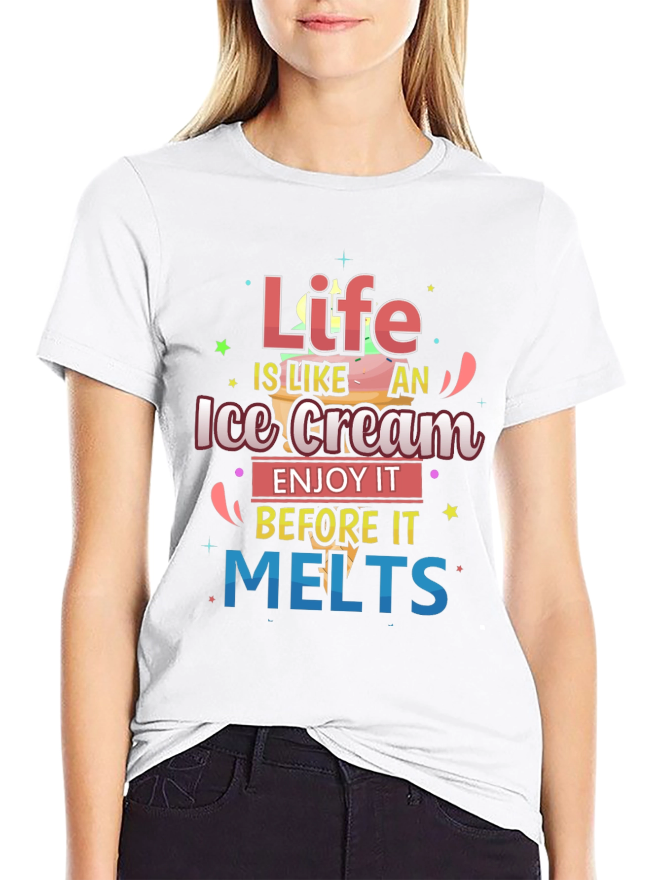 Life is Like Ice Cream T-Shirt