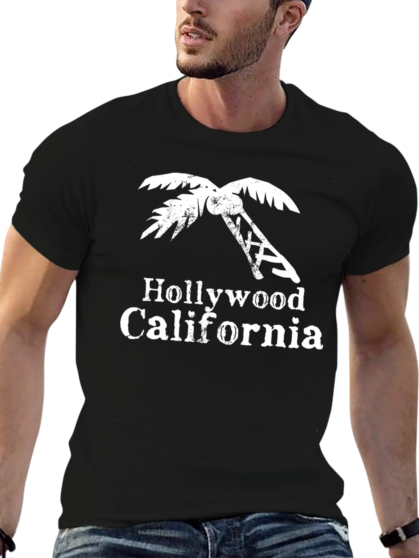 Hollywood California Palm Tee