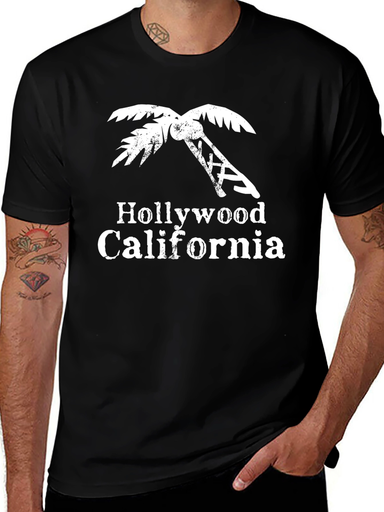 Hollywood California Palm Tee