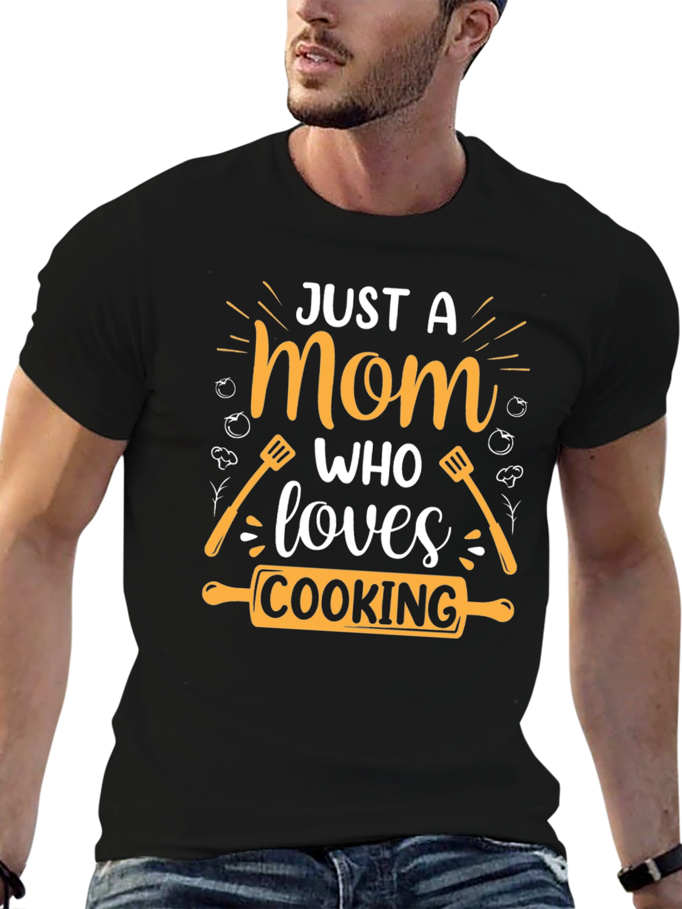 Just a Mom Who Loves Cooking T-Shirt