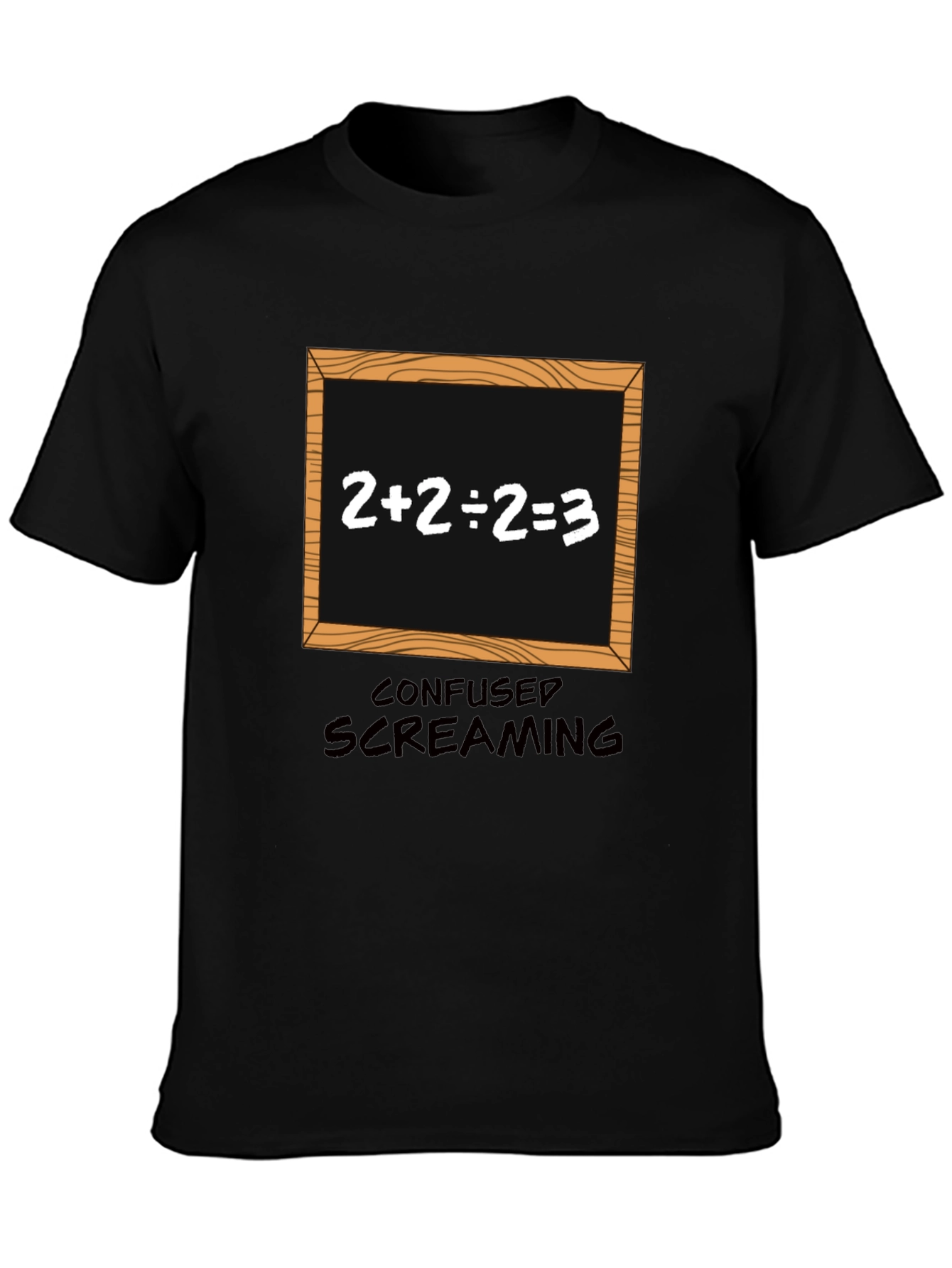 Confused Screaming T-Shirt - Funny Math Equation Tee