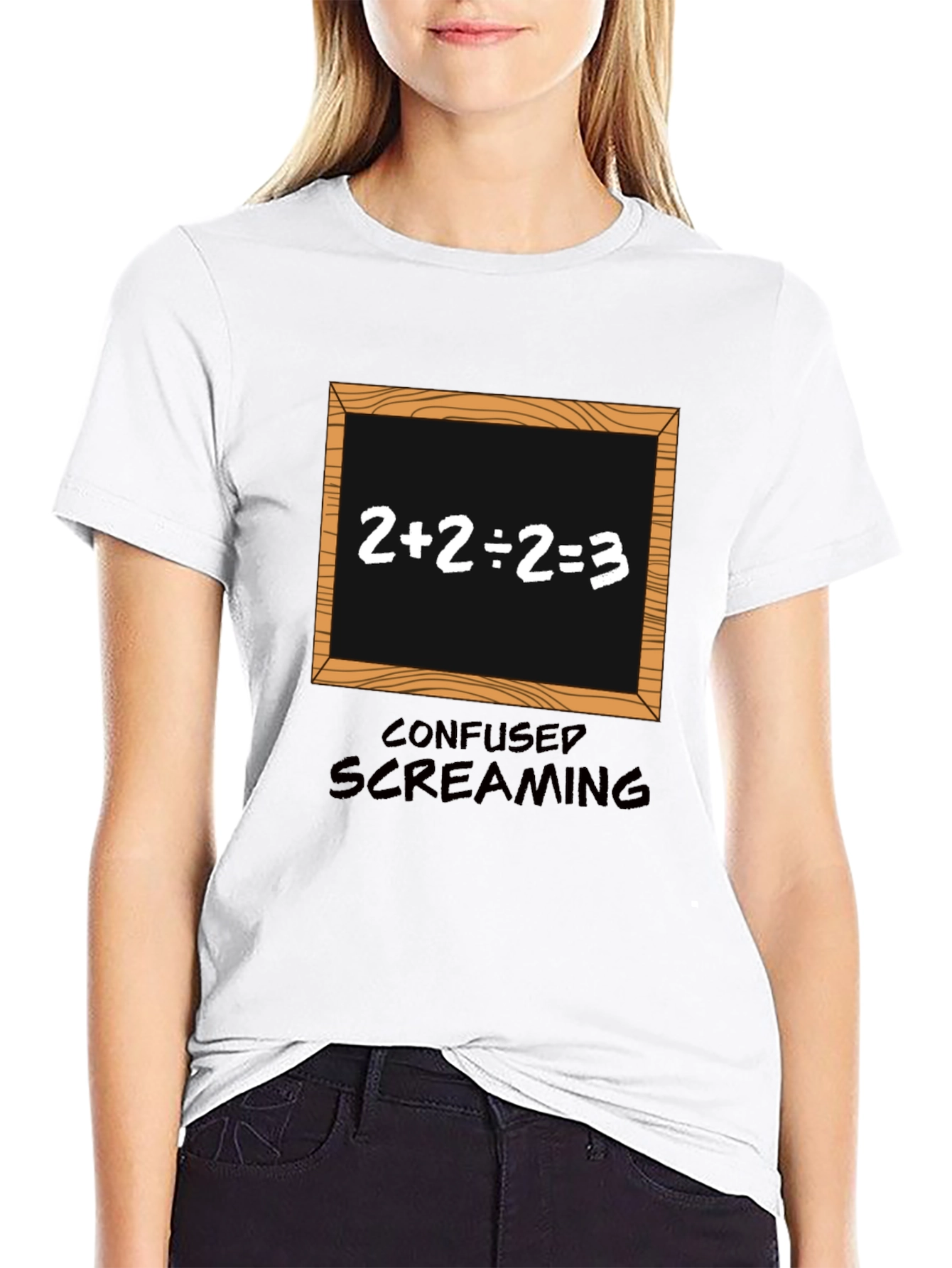Confused Screaming T-Shirt - Funny Math Equation Tee