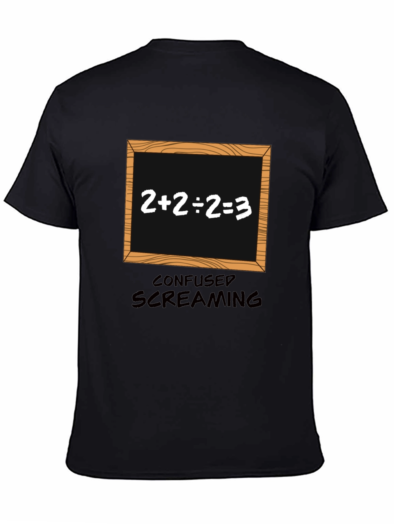 Confused Screaming T-Shirt - Funny Math Equation Tee