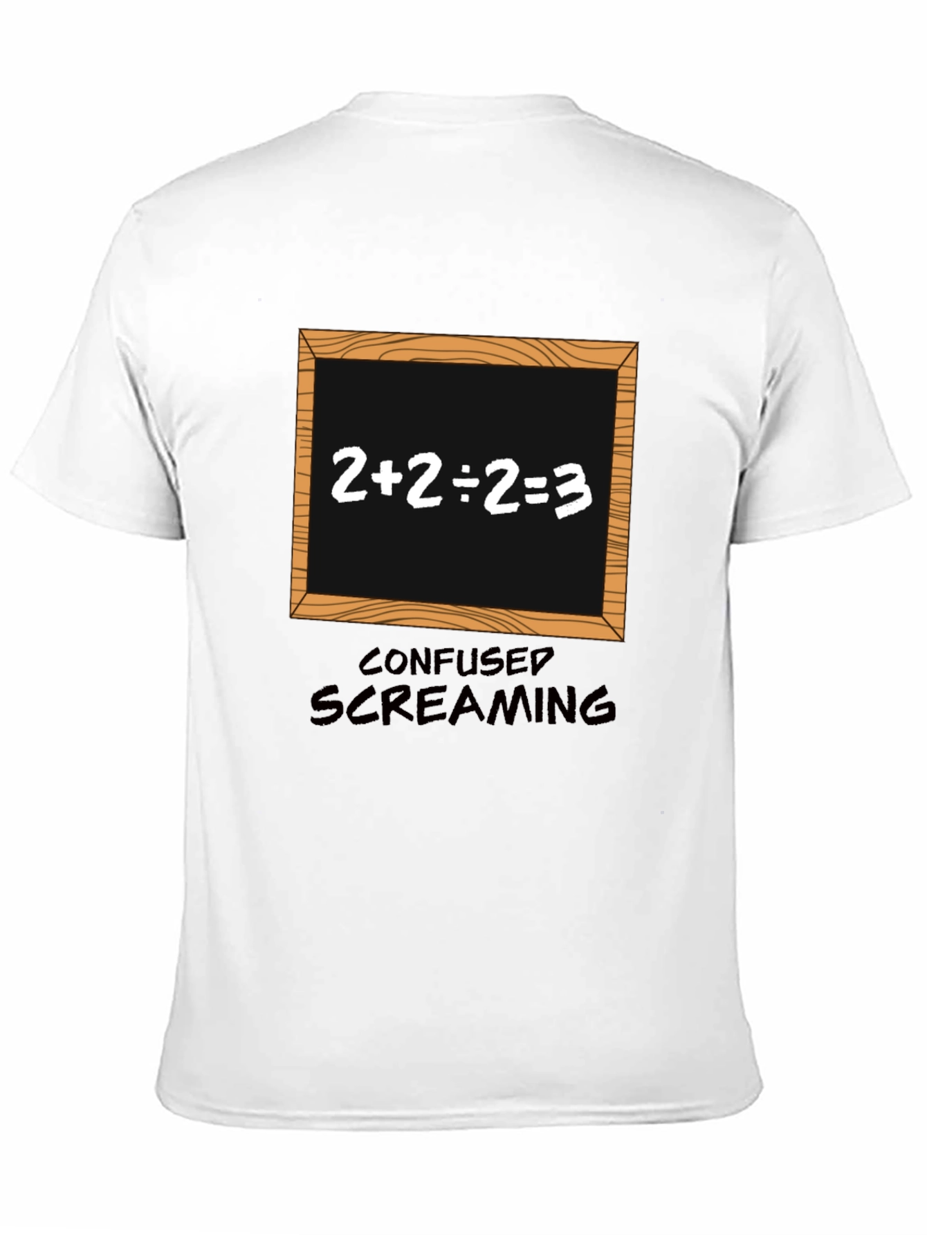 Confused Screaming T-Shirt - Funny Math Equation Tee