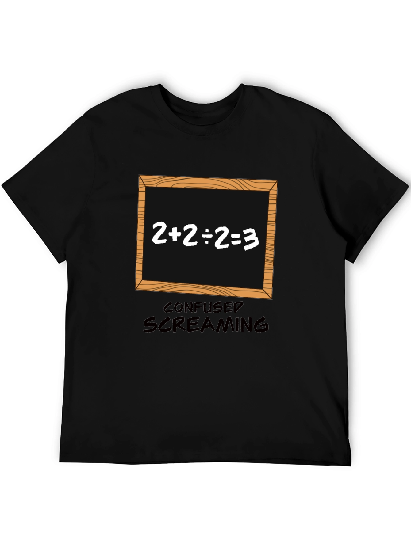 Confused Screaming T-Shirt - Funny Math Equation Tee