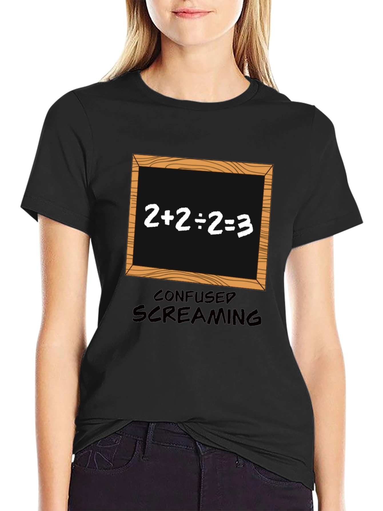 Confused Screaming T-Shirt - Funny Math Equation Tee