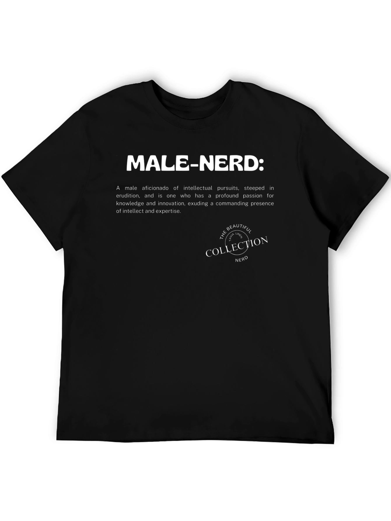 Male-Nerd Definition Graphic T-Shirt