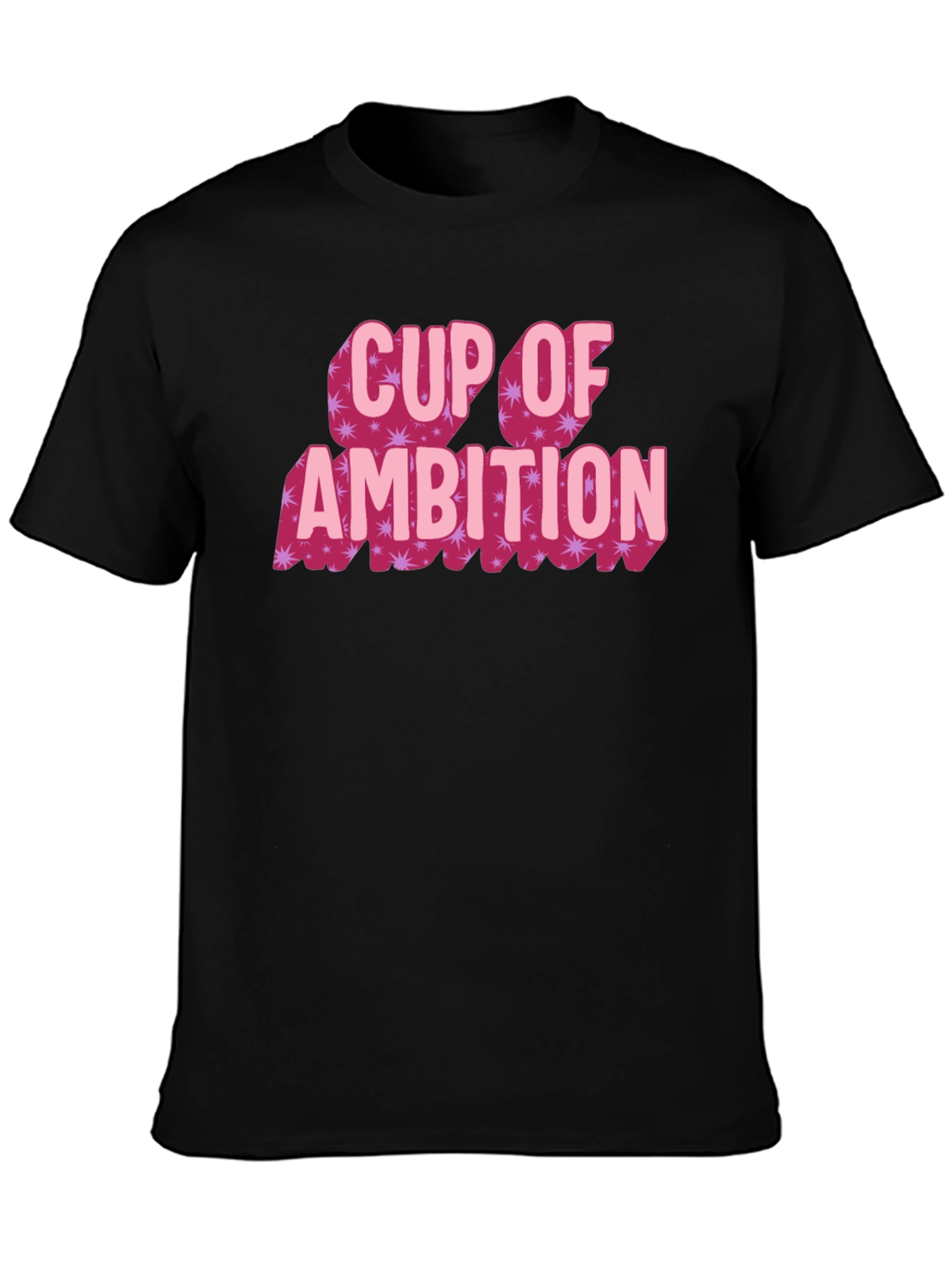 Cup of Ambition Graphic Tee - Black