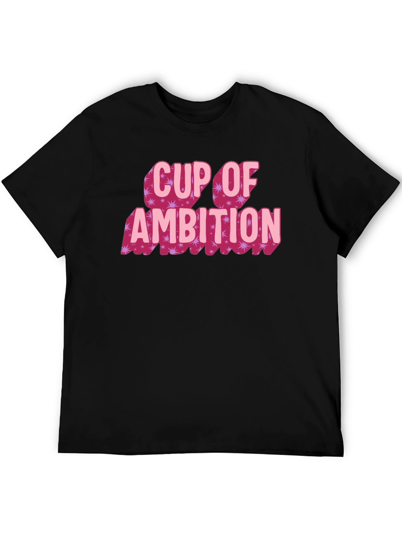 Cup of Ambition Graphic Tee - Black