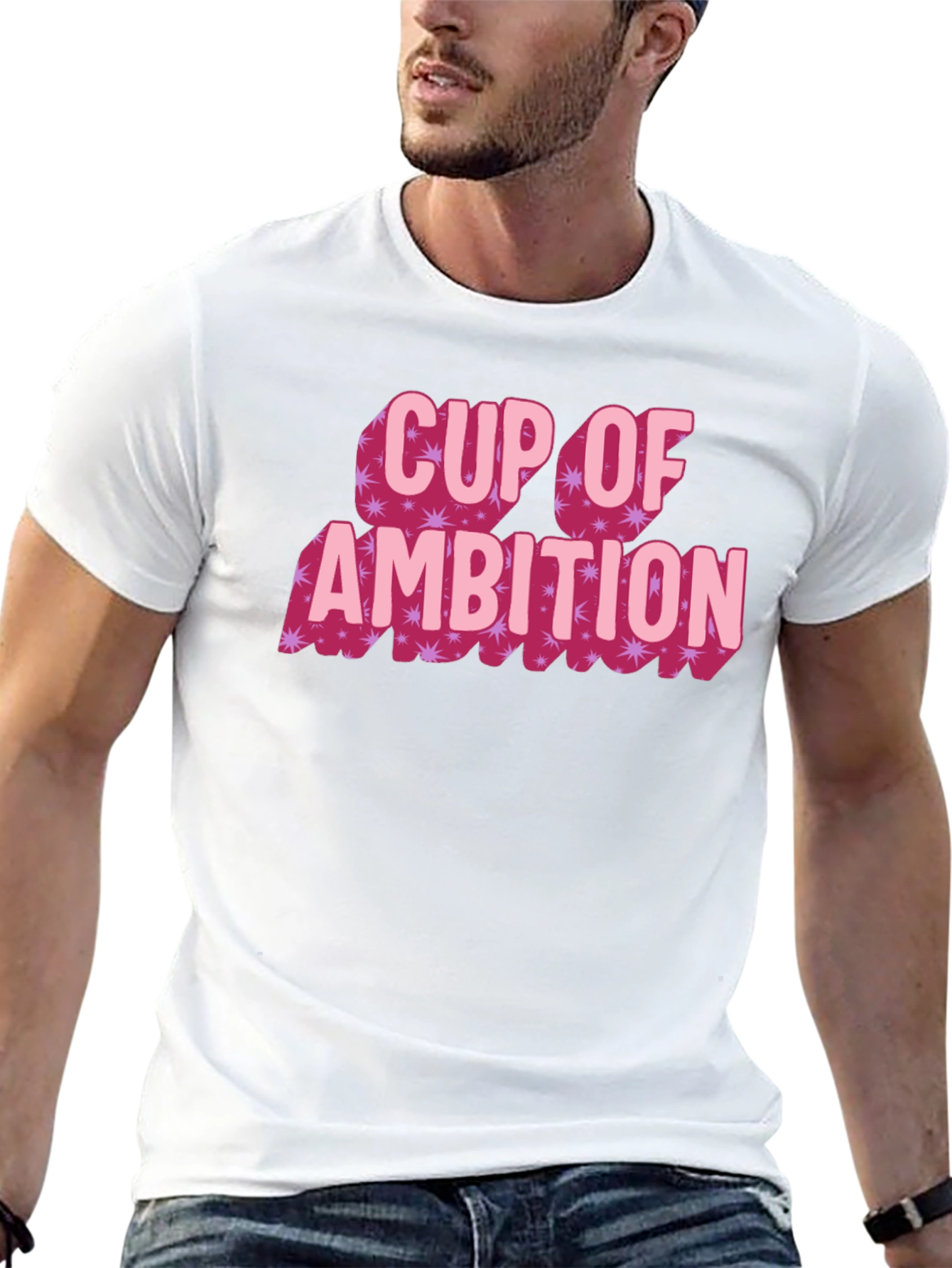 Cup of Ambition Graphic Tee - Black
