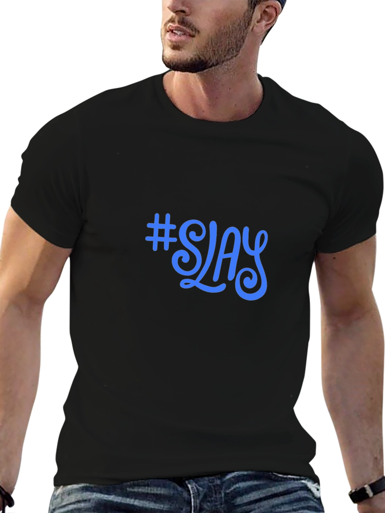 Slay Graphic Tee - Mens Black T-Shirt