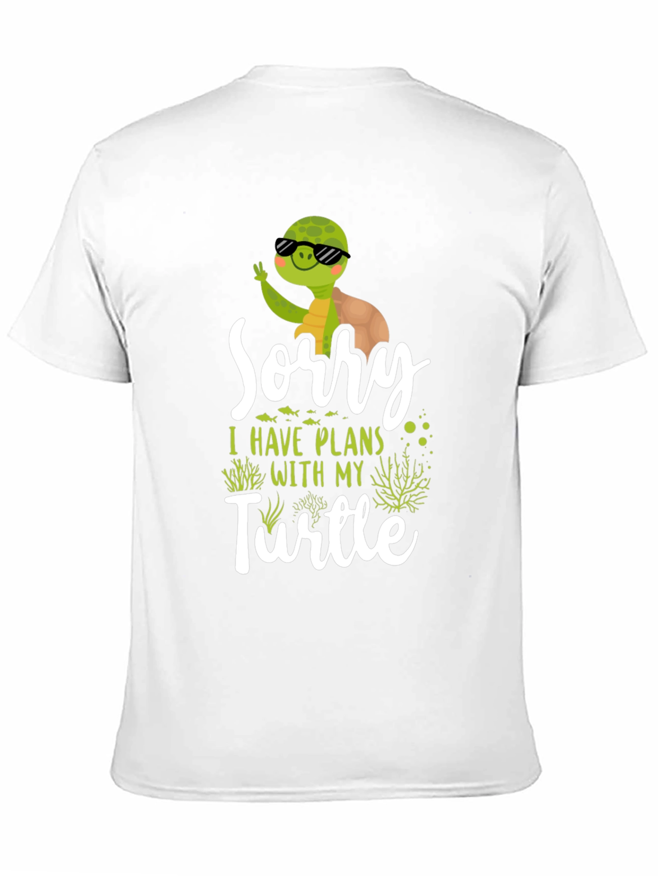 Funny Turtle Plans Graphic T-Shirt