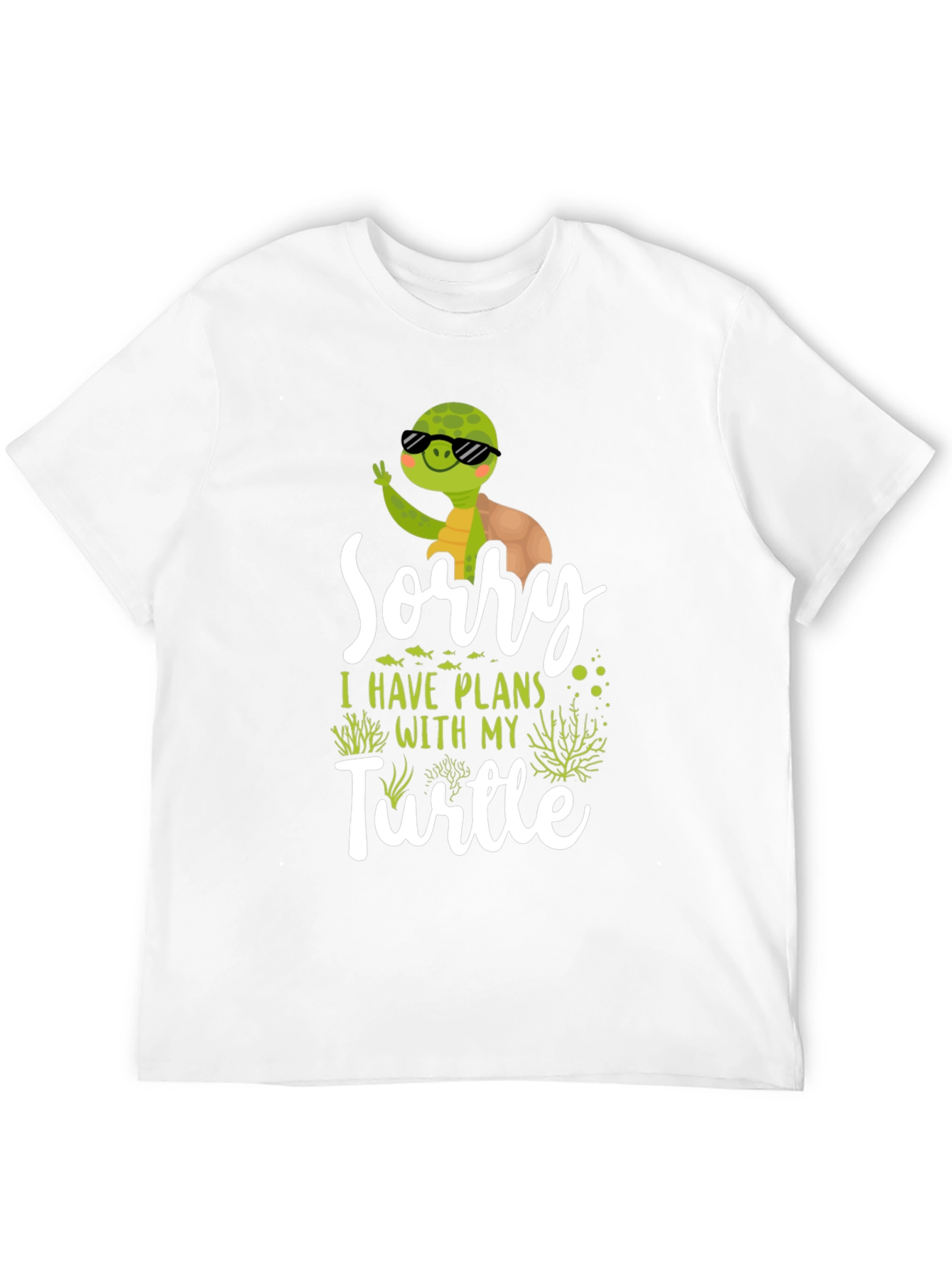 Funny Turtle Plans Graphic T-Shirt