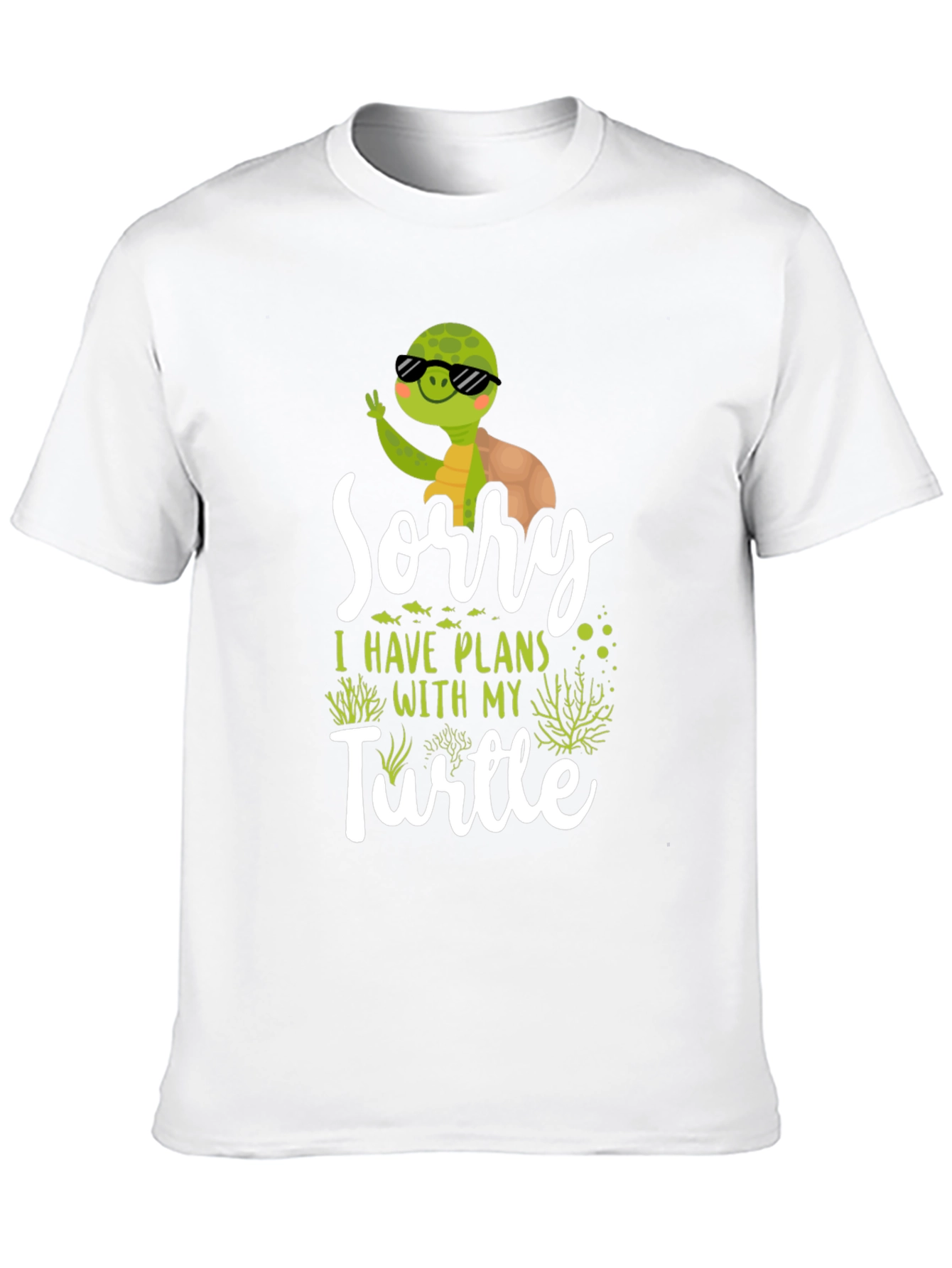 Funny Turtle Plans Graphic T-Shirt