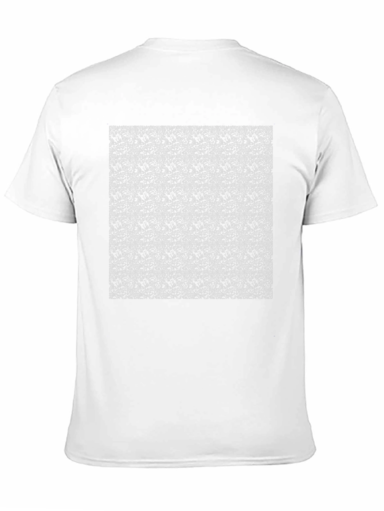 Abstract Print Black Crew Neck T-Shirt