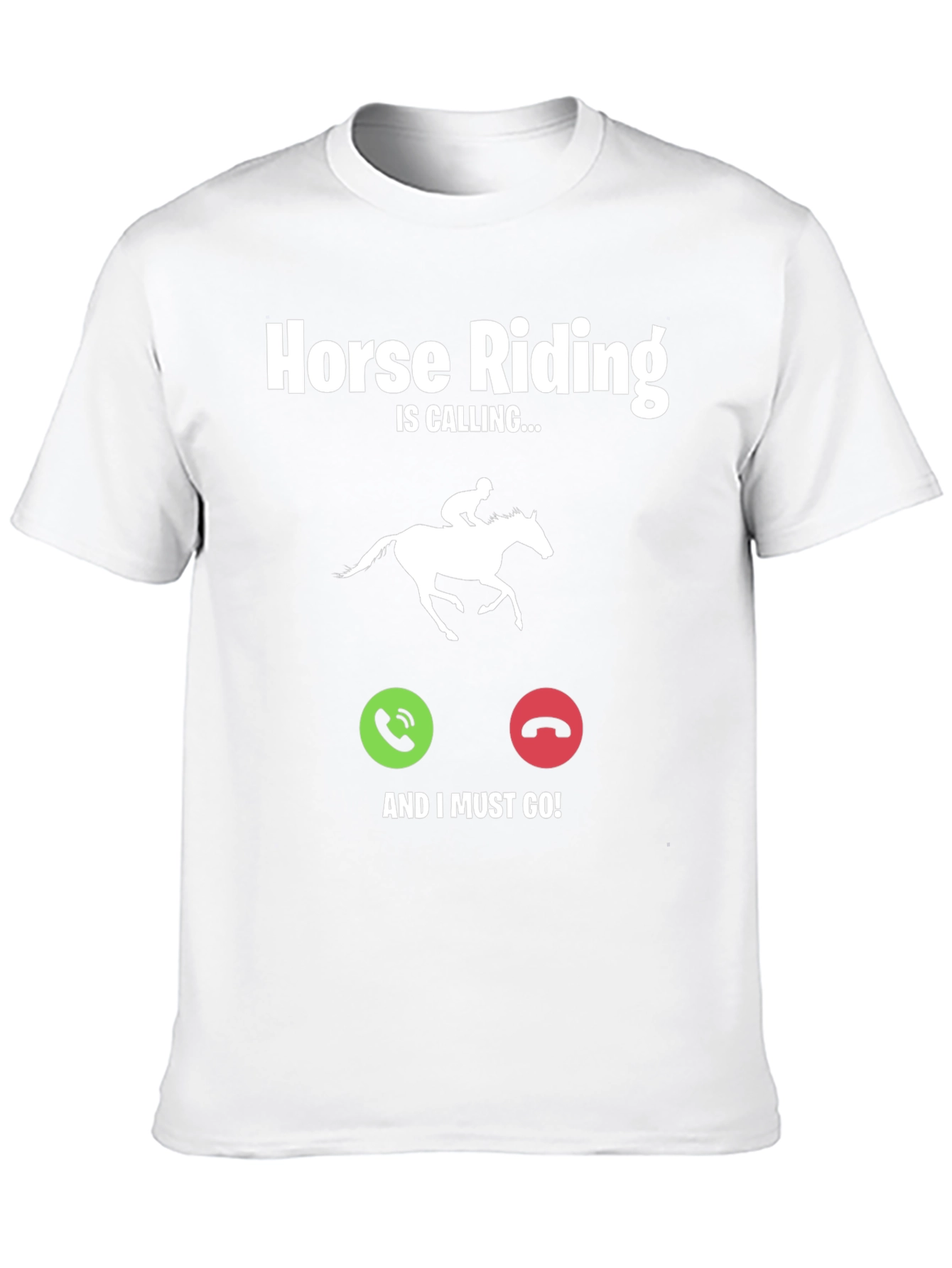 Horse Riding Is Calling Graphic T-Shirt