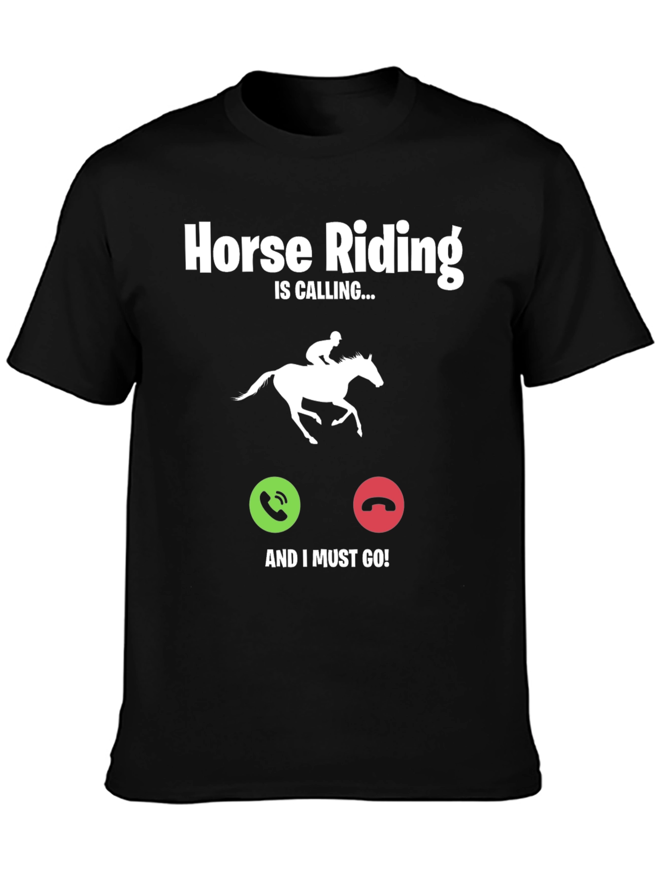 Horse Riding Is Calling Graphic T-Shirt