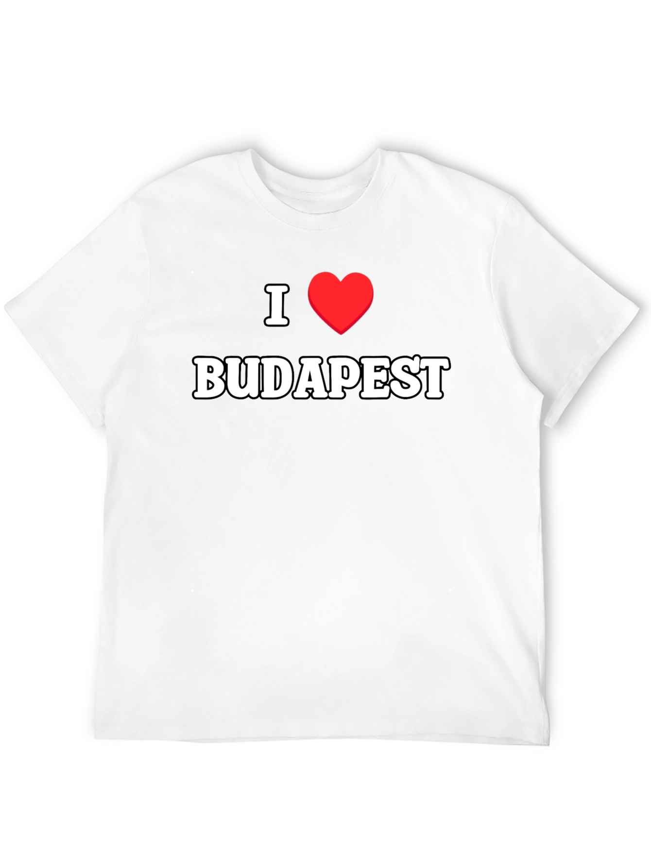 I Heart Budapest Black T-Shirt