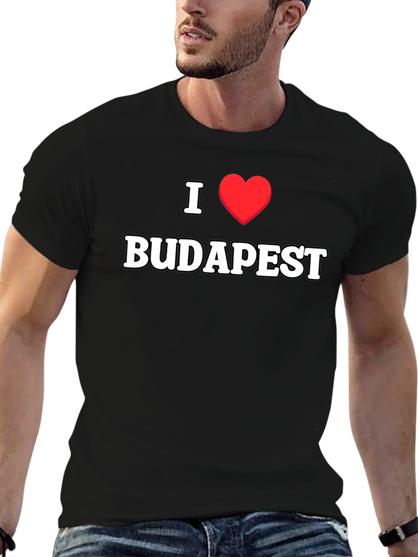 I Heart Budapest Black T-Shirt